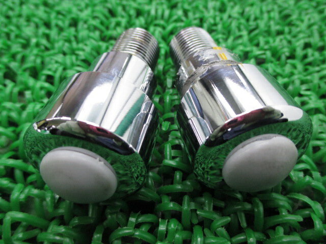 マジェスティ250バーエンドヤマハ純正バイク部品美品コケキズ無し修復素材にウエイトグリップエンド車検Genuine【中古】