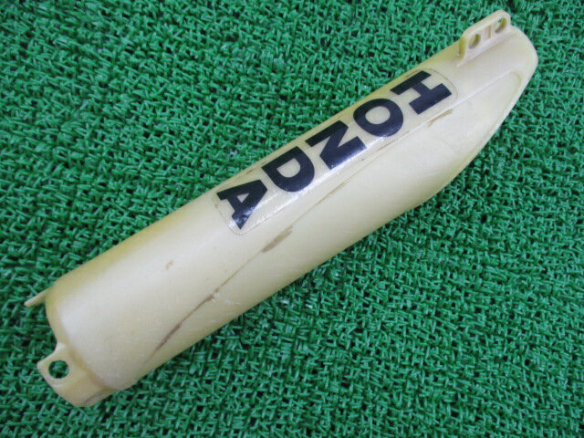 CRM250フォークカバー片側ホンダ純正バイク部品割れ欠け無し機能的問題なしそのまま使える車検Genuine【中古】