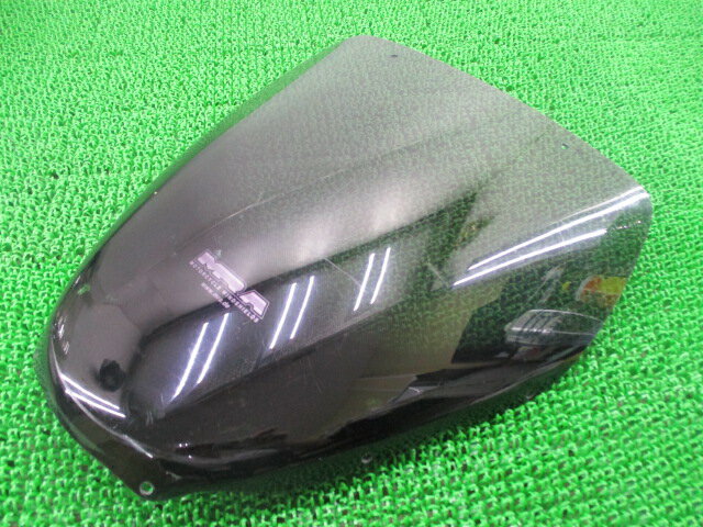 MRA製マジェスティスクリーン社外バイク部品SG01Jスモークショートスクリーン割れ欠け無し【中古】 58