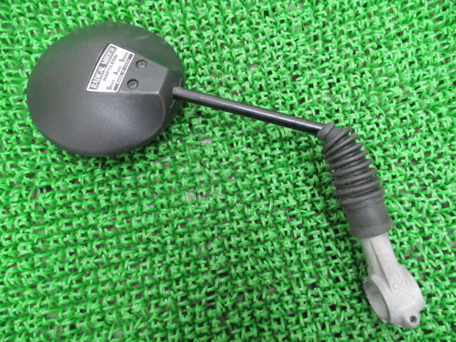ナポレオン製KDX125SRミラー右社外バイク部品ラジカルミラーAU-10割れ欠け無し【中古】 82