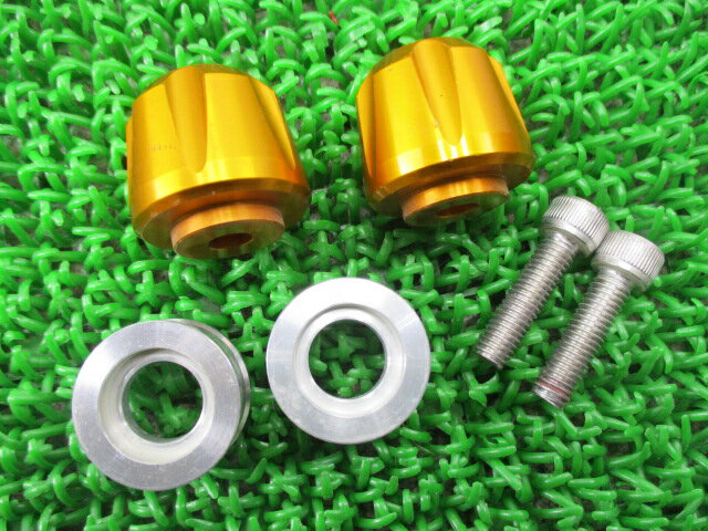 バイカーズ製NINJA250Rハンドルバーエンド左右純正バイク部品EX250Kアルミコケキズ無し車検Genuine【中古】 10