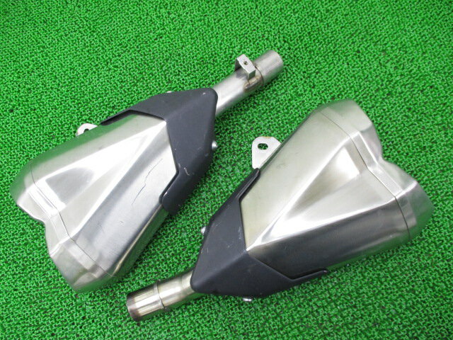 NINJA1000 サイレンサーマフラー 左右 カワサキ 純正 バイク 部品 ZX1000L コケキズ無し 品薄 希少品 車検 Genuine 【中古】 72