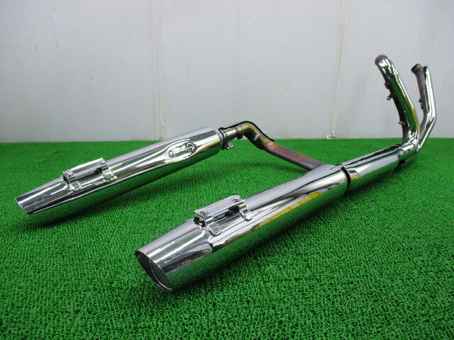 FLHR1750 マフラー 64900239/64900240 ハーレー 純正 バイク 部品 64900239 64900240 FLHR FLHRC FLHTK FLHTKL 車検 Genuine FLTRXS FLHXS 【中古】 Ki