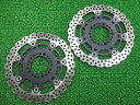 NINJA400Rフロントブレーキディスクカワサキ純正バイク部品ER400BER-4nER-6nNinja400RER-6fER-6f車検Genuine【中古】