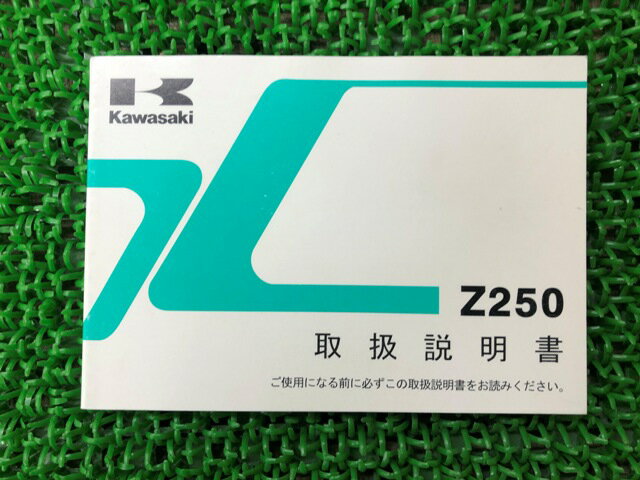 Z250 取扱説明書 1版 カワサキ 正規 バイク 整備書 ER250CE jX 車検 整備情報 