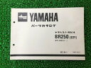 BR250 パーツリスト ヤマハ 正規 バイク 整備書 スノーモービル 83Y 83Y-000101～ TG 車検 パーツカタログ 整備書 【中古】