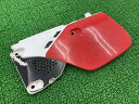 CRM250R サイドカバー 右 白/赤 ホンダ 純正 バイク 部品 MD24 コケキズなし カスタム素材に 車検 Genuine 【中古】