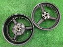GSX1300Rハヤブサ ホイール 前後 黒 JS1A1111200104*** スズキ 純正 バイク 部品 JS1A111 ノーマル17インチキャスト セット...