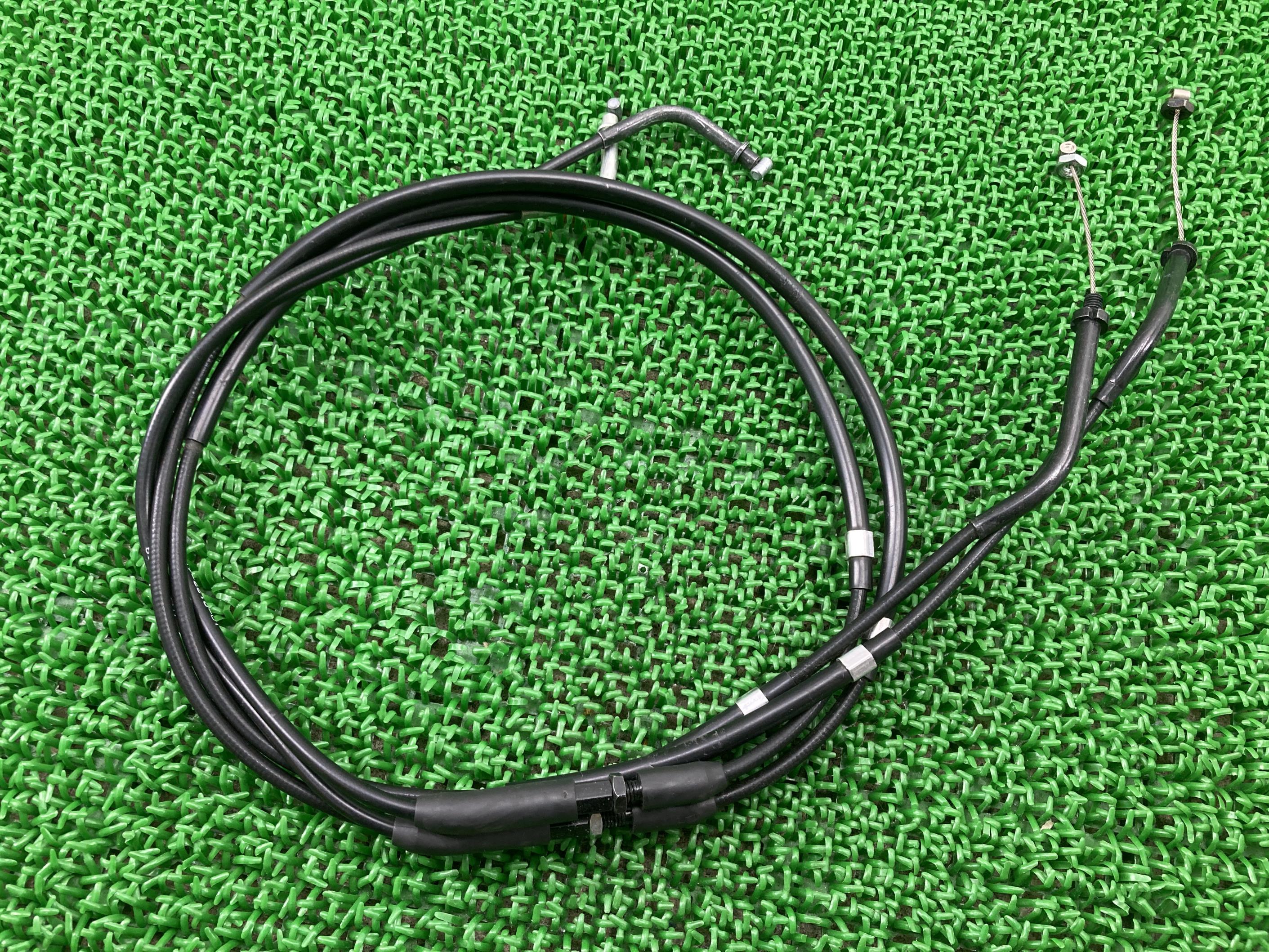 ZRX1200ダエグ アクセルワイヤー ZRT20D-019*** カワサキ 純正 バイク 部品 2015年式外し ZRT20D 0121 0122 スロットルケーブル コンディション良好 車検 Genuine 【中古】