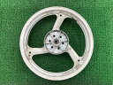 TZR250 リアホイール 白 ヤマハ 純正 バイク 部品 1KT FZR250 RZ250R SRX250にも 割れ欠け無し 車検 Genuine 【中古】