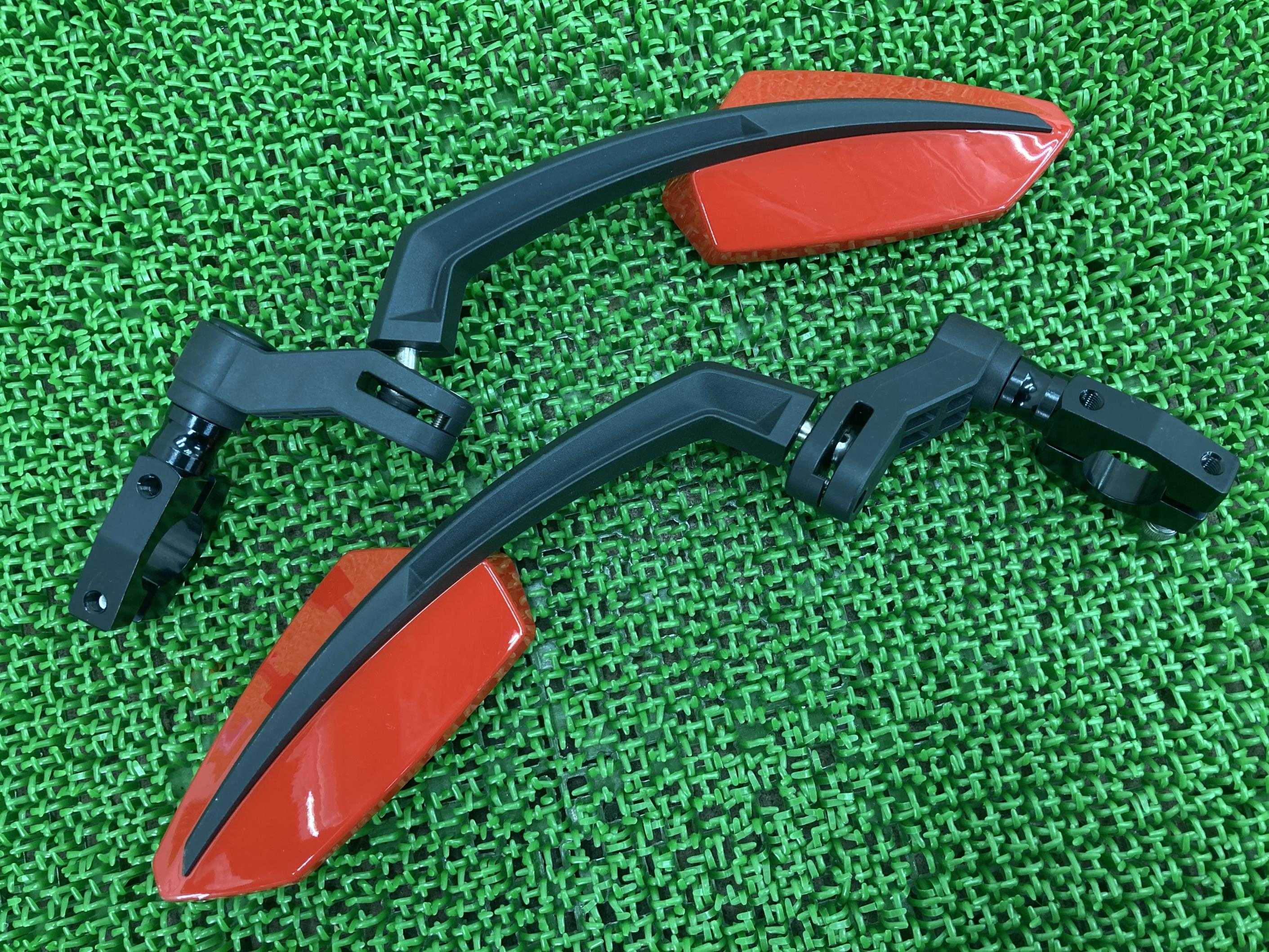 キジマ製MT-09 ミラー 左右 社外 バイク 部品 RN52J MAGミラー クランプ コンディション良好 割れ欠け..