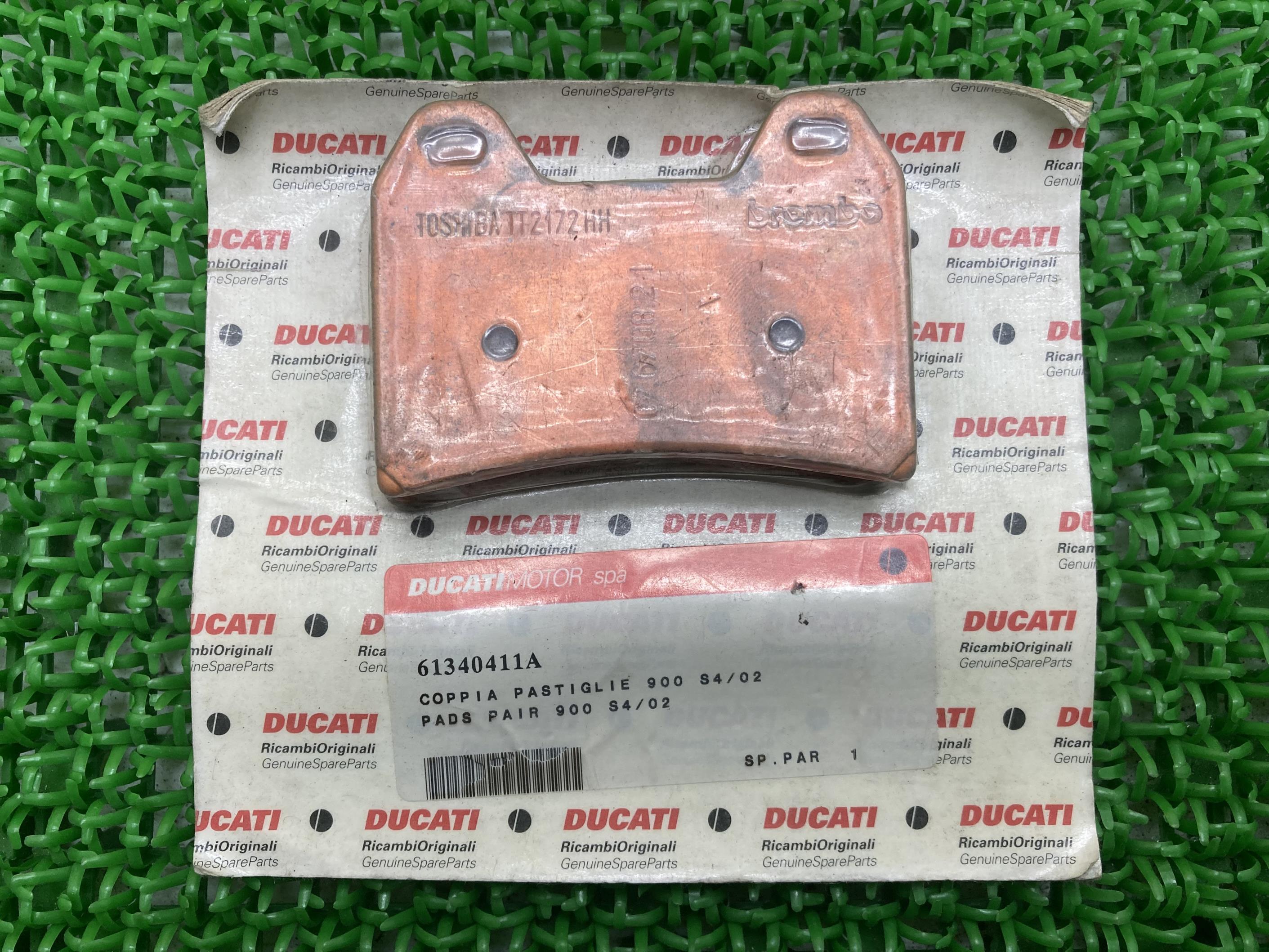 ムルティストラーダ1200 ブレーキパッド 在庫有 即納 ドゥカティ 純正 新品 バイク 部品 未使用 モンスターS4 S4R 848 ハイパーモタード1100EVOなどに 車検 Genuine モンスターS4R ハイパーモタード1100エボ