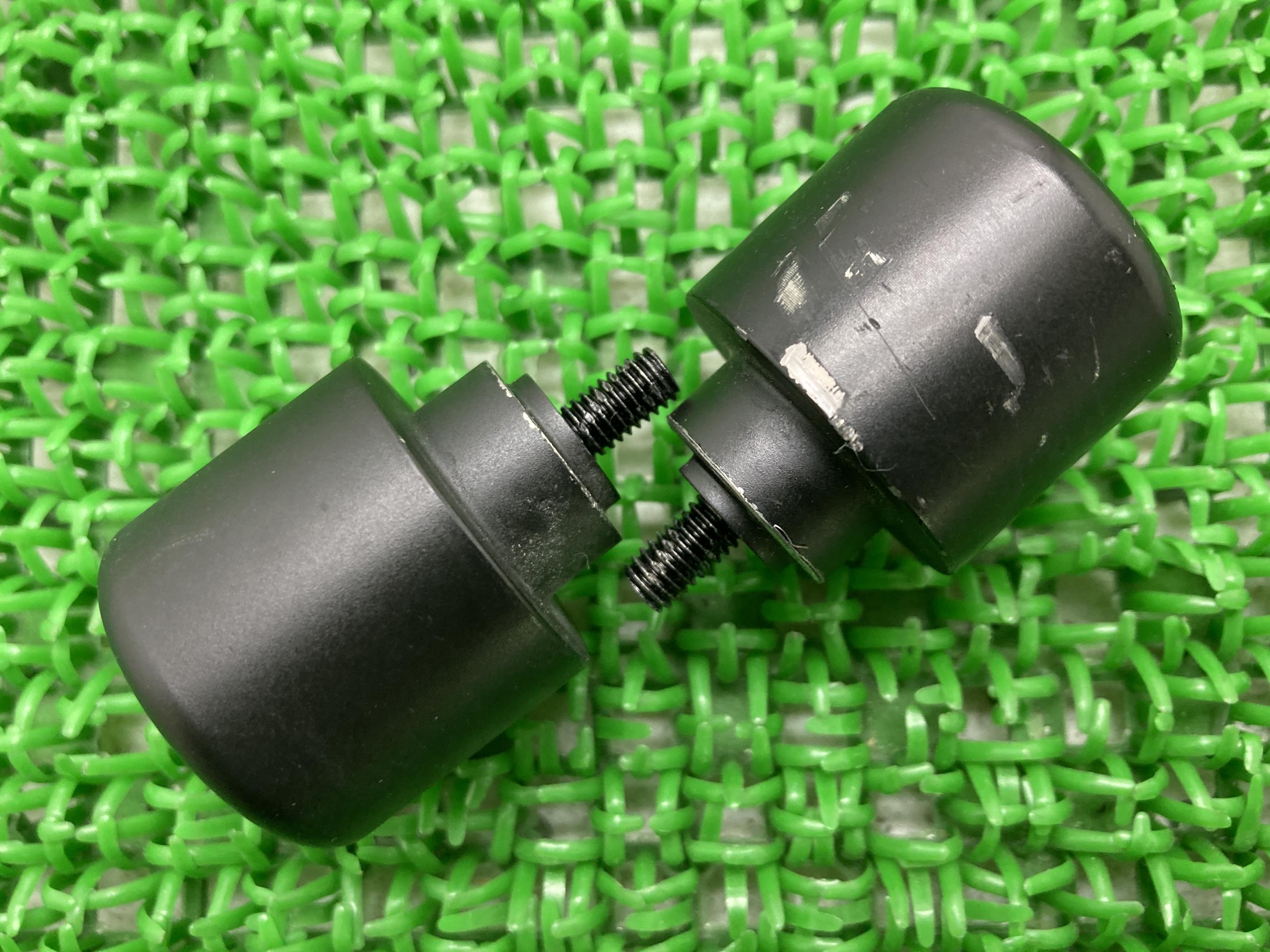 CB250Rバーエンド左右ホンダ純正バイク部品MC52コケキズ無しグリップエンドハンドルウェイト車検Genuine【中古】 22