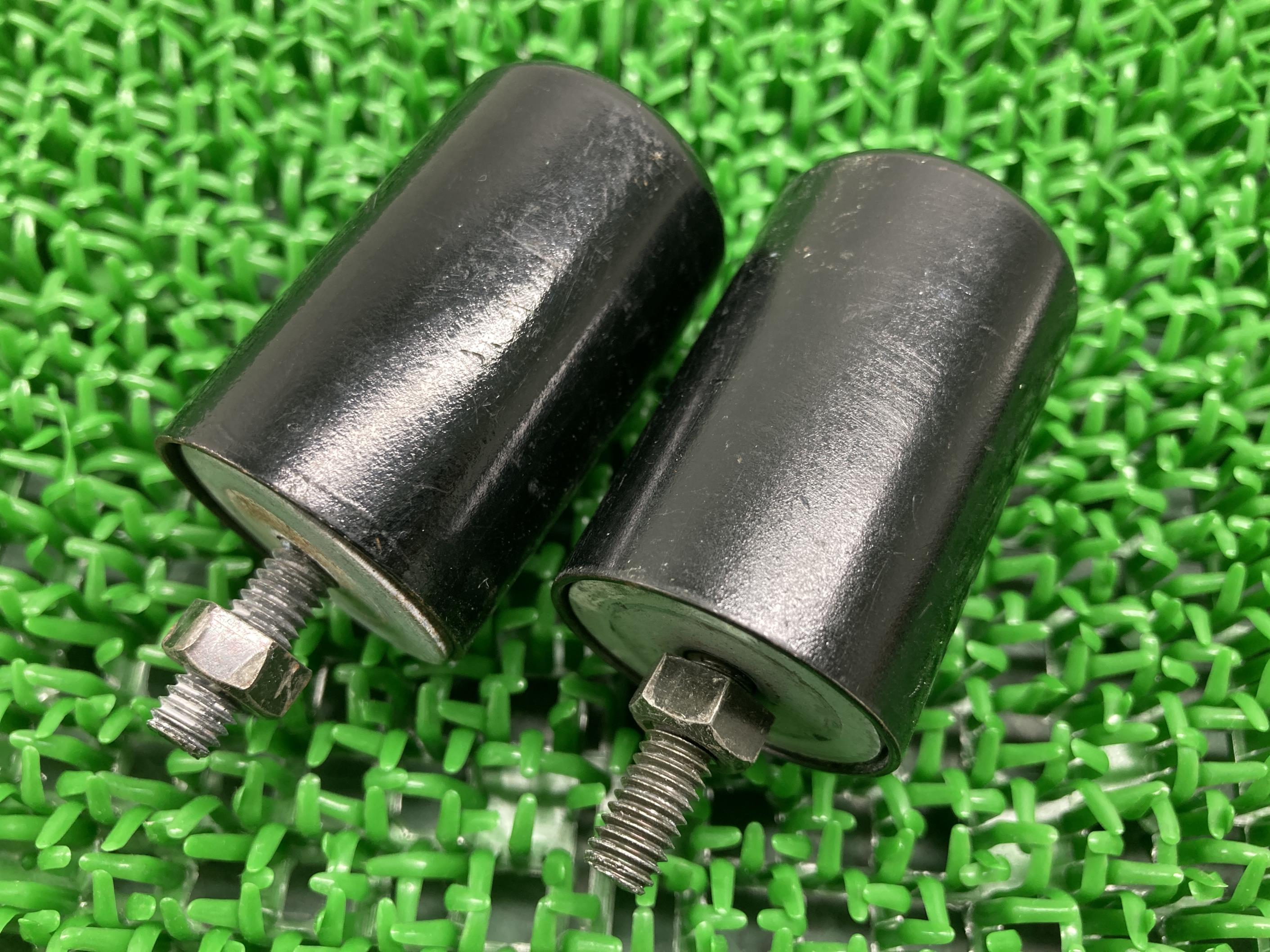 バンディット400Vハンドルバーエンド左右スズキ純正バイク部品GK7AA曲がり無し品薄希少品グリップエンド車検Genuine【中古】 77