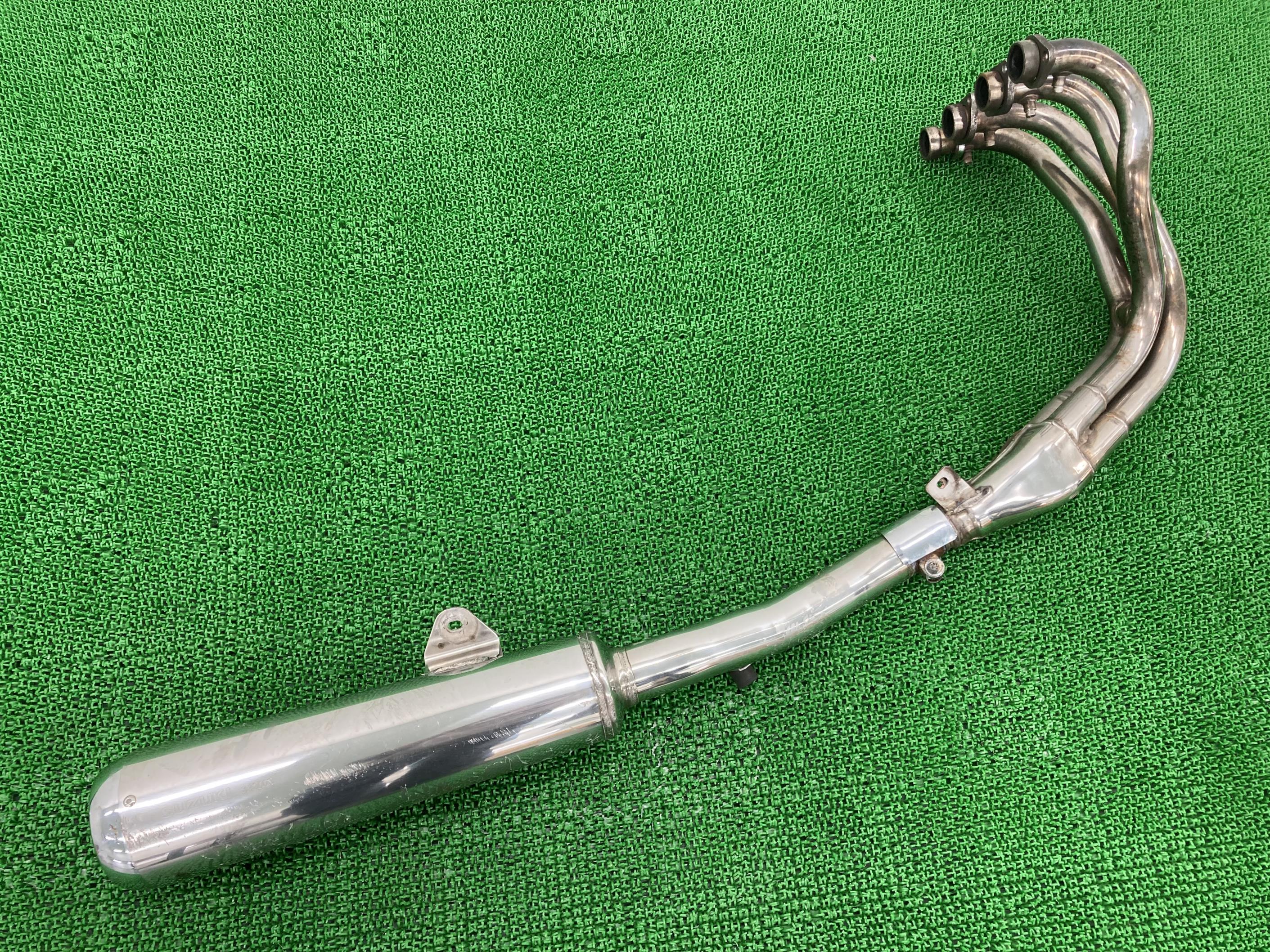 バンディット400 マフラー スズキ 純正 バイク 部品 GK7AA 機能的問題なし 品薄 希少品 車検 Genuine 【中古】 44