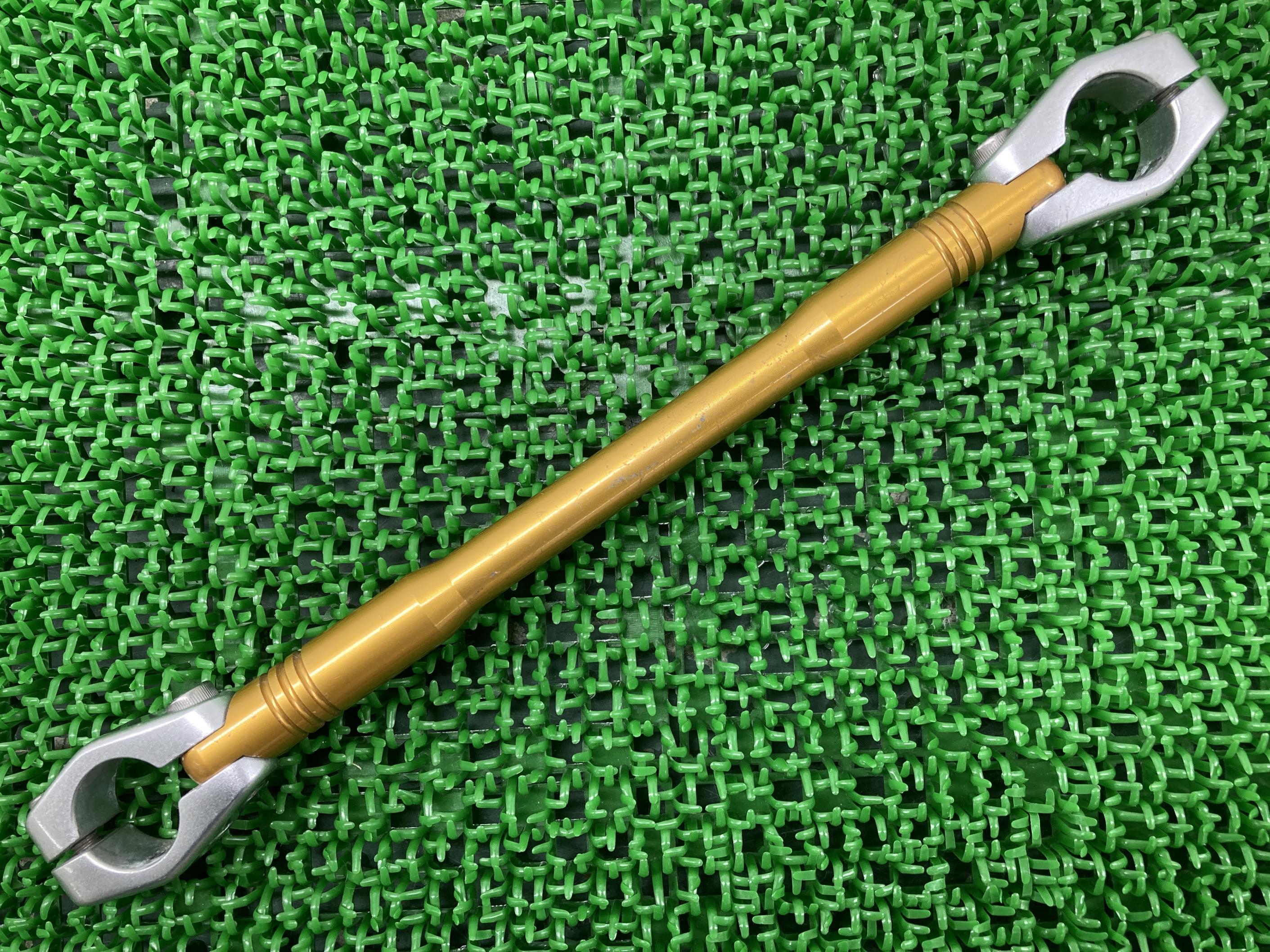 XJR400Rハンドルブレースバー金社外バイク部品クランプバー22.2φクランプピッチ245mm曲がり無し品薄希少品【中古】 28