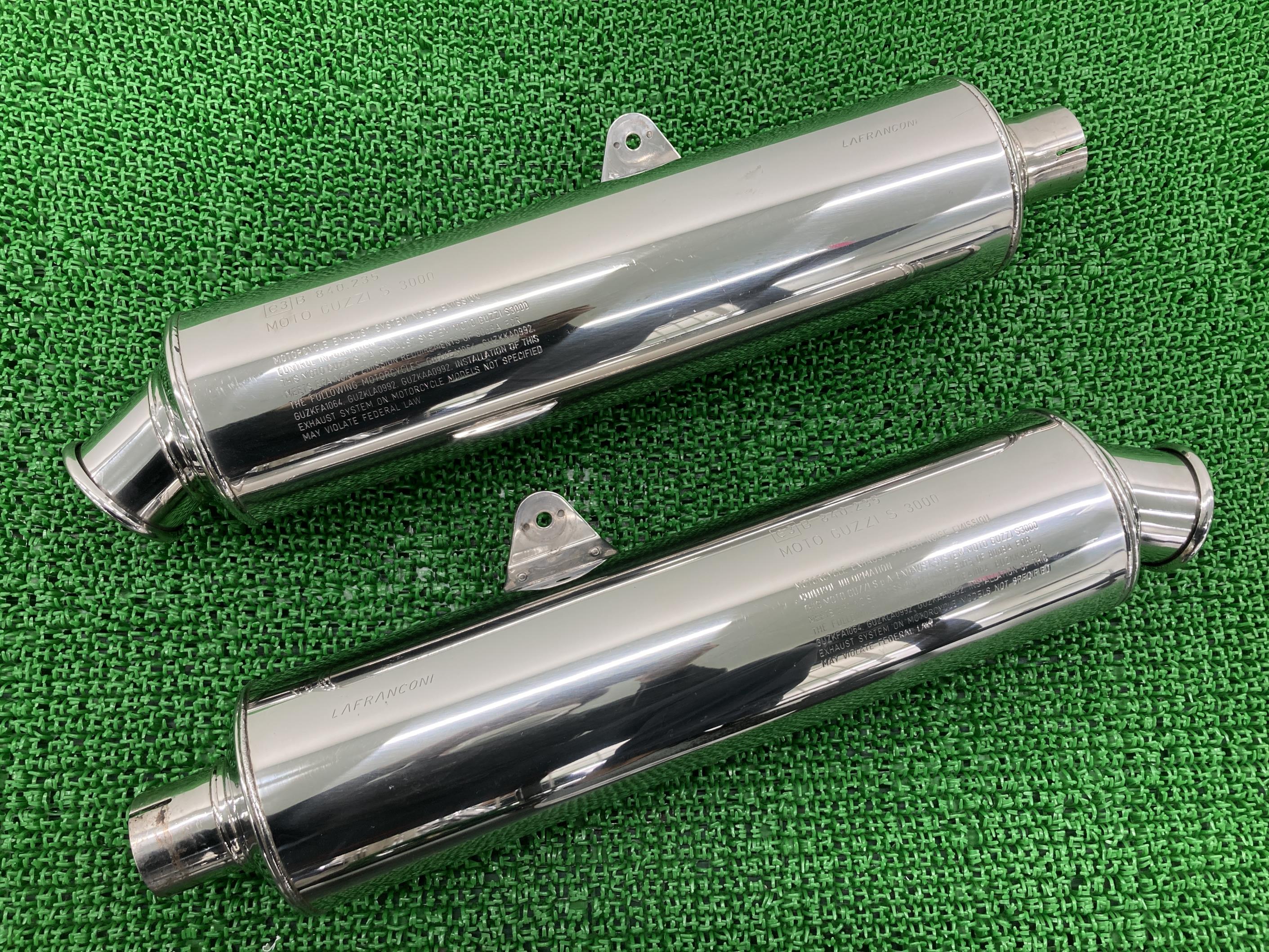 1100スポルト サイレンサーマフラー 左右 モトグッチ 純正 バイク 部品 MOTOGUZZI コンディション良好 ..