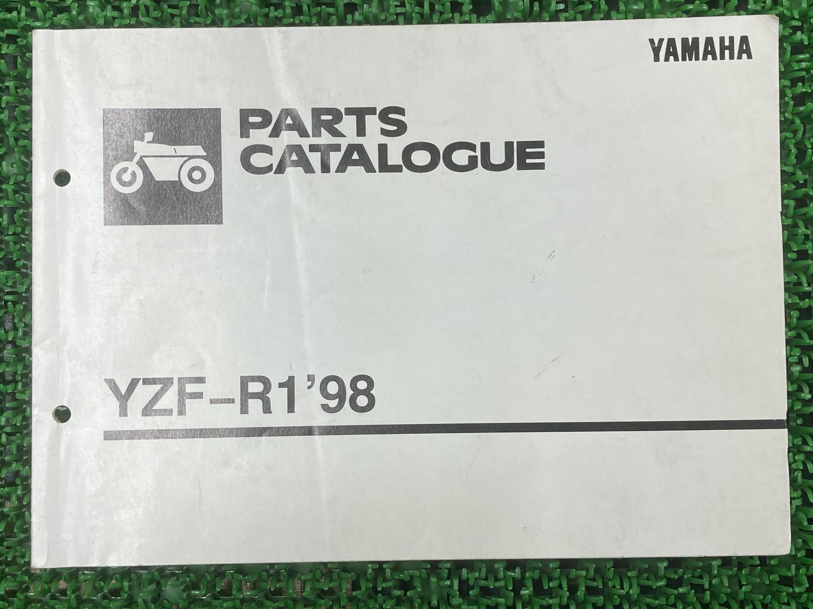 YZF-R1 パーツリスト ヤマハ 正規 バイク 整備書 4XV1 4XV2 1998年モデル YAMAHA 英語版 車検 パーツカタログ 整備書 【中古】