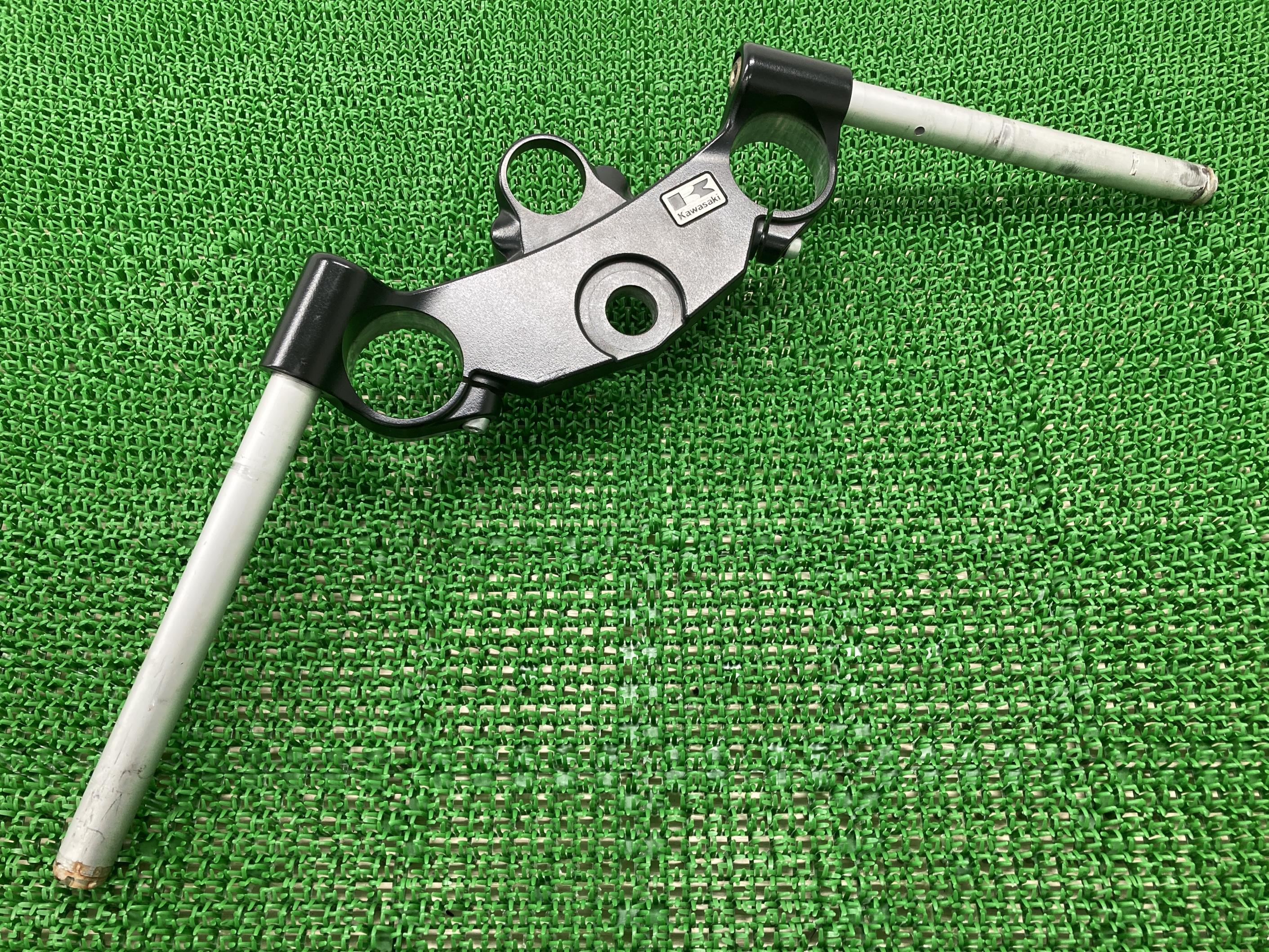 ZX-12R セパレートハンドル カワサキ 純正 バイク 部品 ZXT20A トップブリッジ 52φ NINJA ノーマルセパハン 車検 Genuine 【中古...