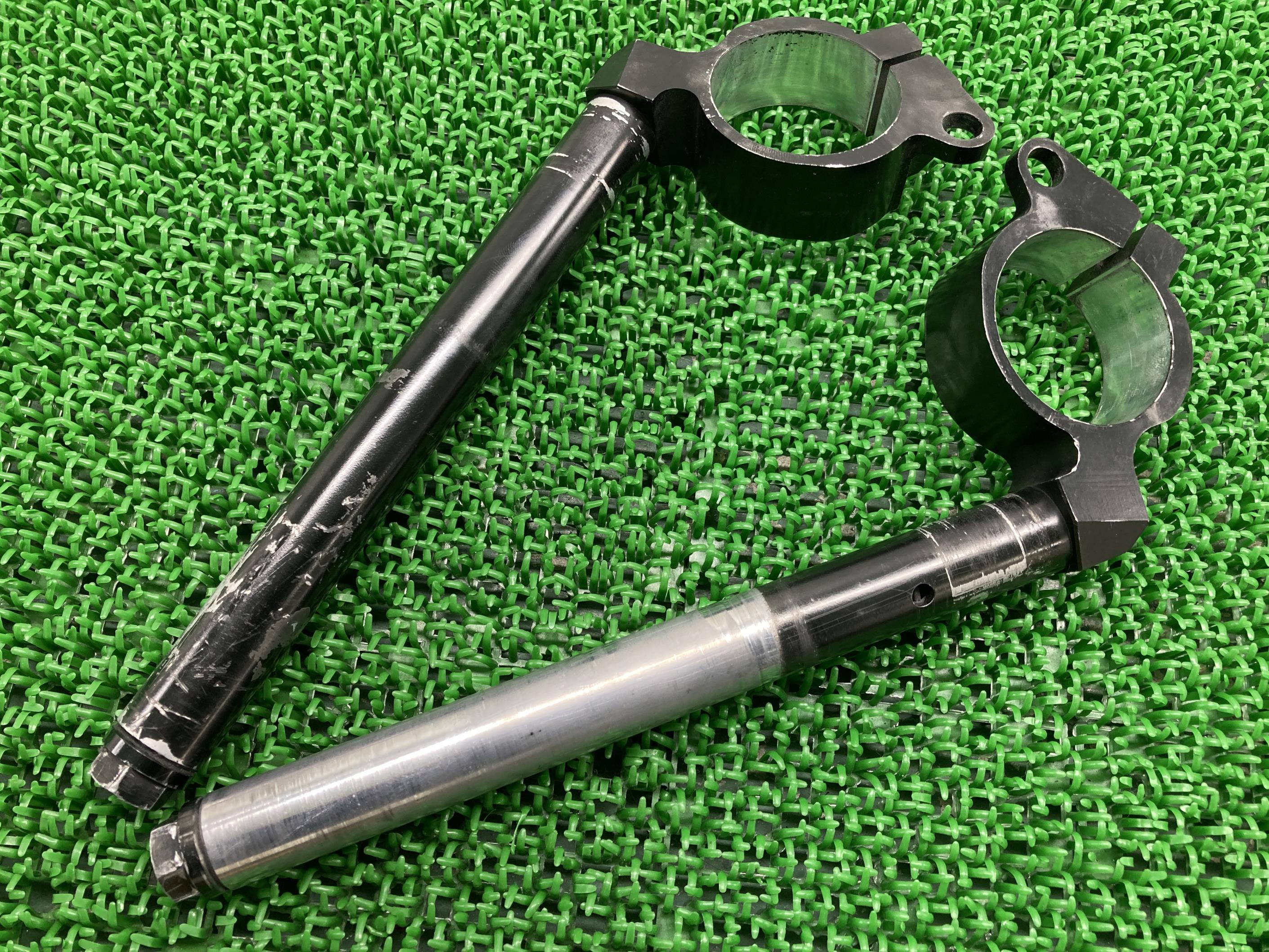 ZX-6Rセパレートハンドル左右カワサキ純正バイク部品ZX636G18年-コケキズ無し曲がり無し品薄希少品車検Genuine【中古】 81