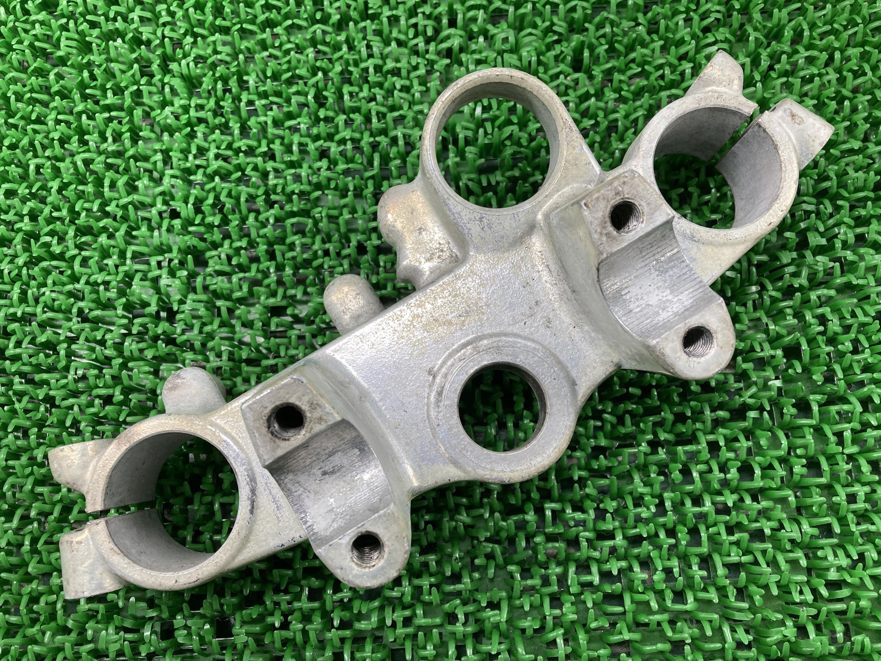 スーパーシェルパ トップブリッジ カワサキ 純正 バイク 部品 KL250G 36φ 曲がり無し 品薄 希少品 車検 Genuine 【中古】 35