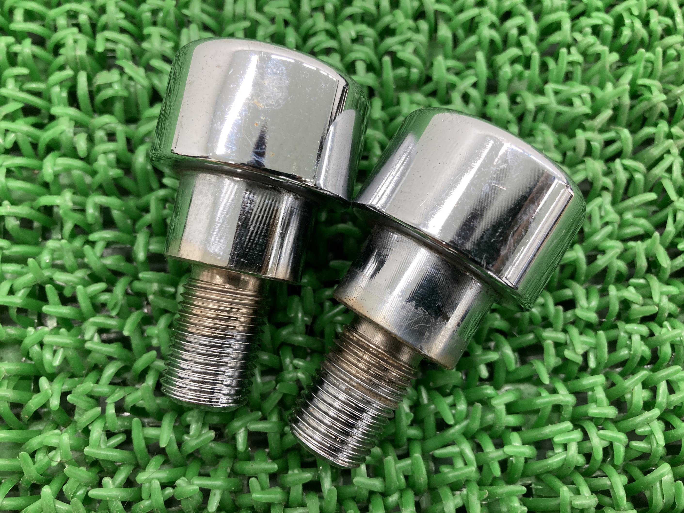 ドラッグスター1100ハンドルバーエンド左右ヤマハ純正バイク部品VP10JVP13Jペイント素材に曲がり無し品薄希少品車検Genuine【中古】 22