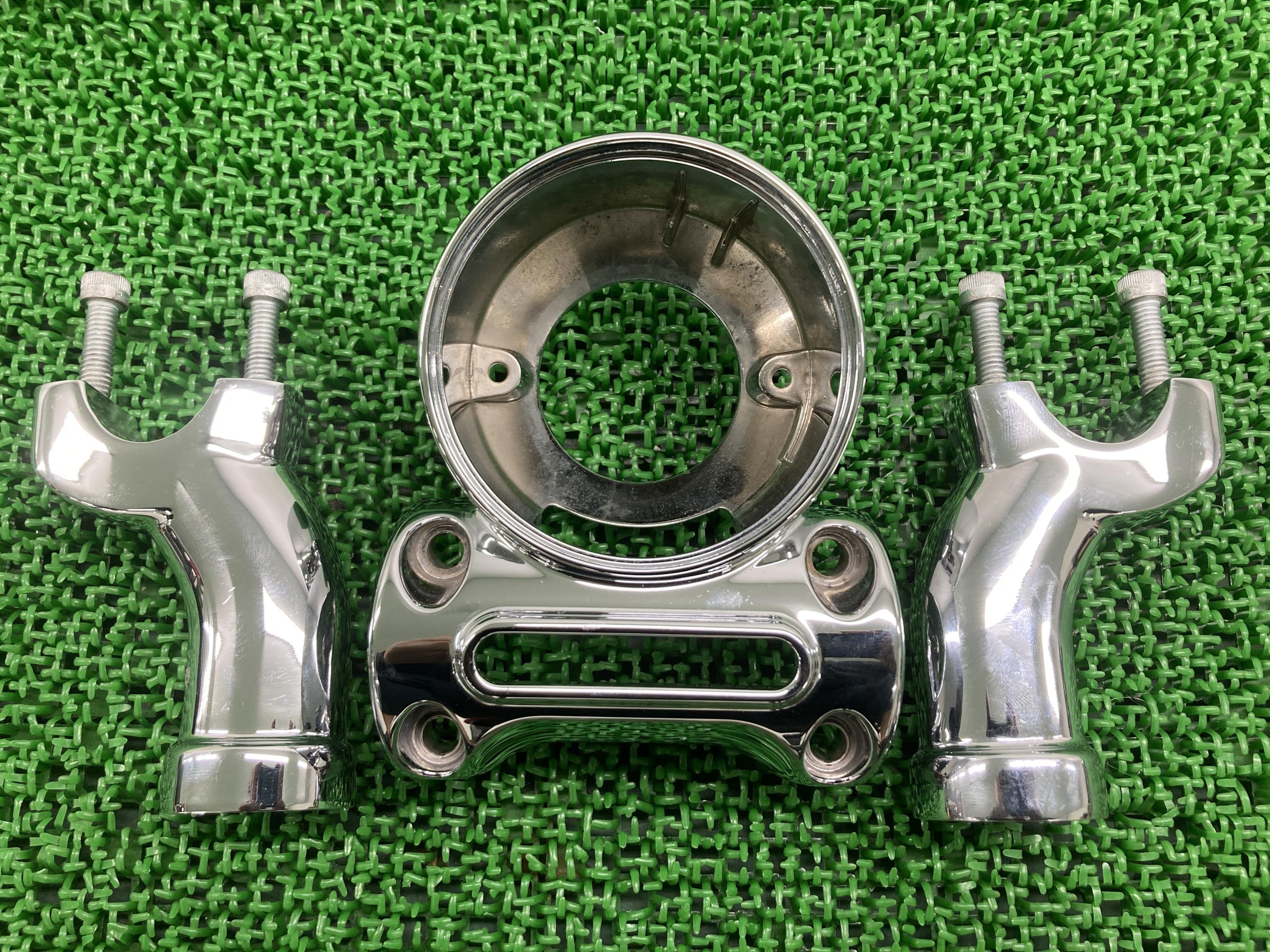 FXSB1690ハンドルポストハーレー純正バイク部品ソフテイルブレイクアウトハンドルクランプメーターカバーコンディション良好車検Genuine【中古】 27