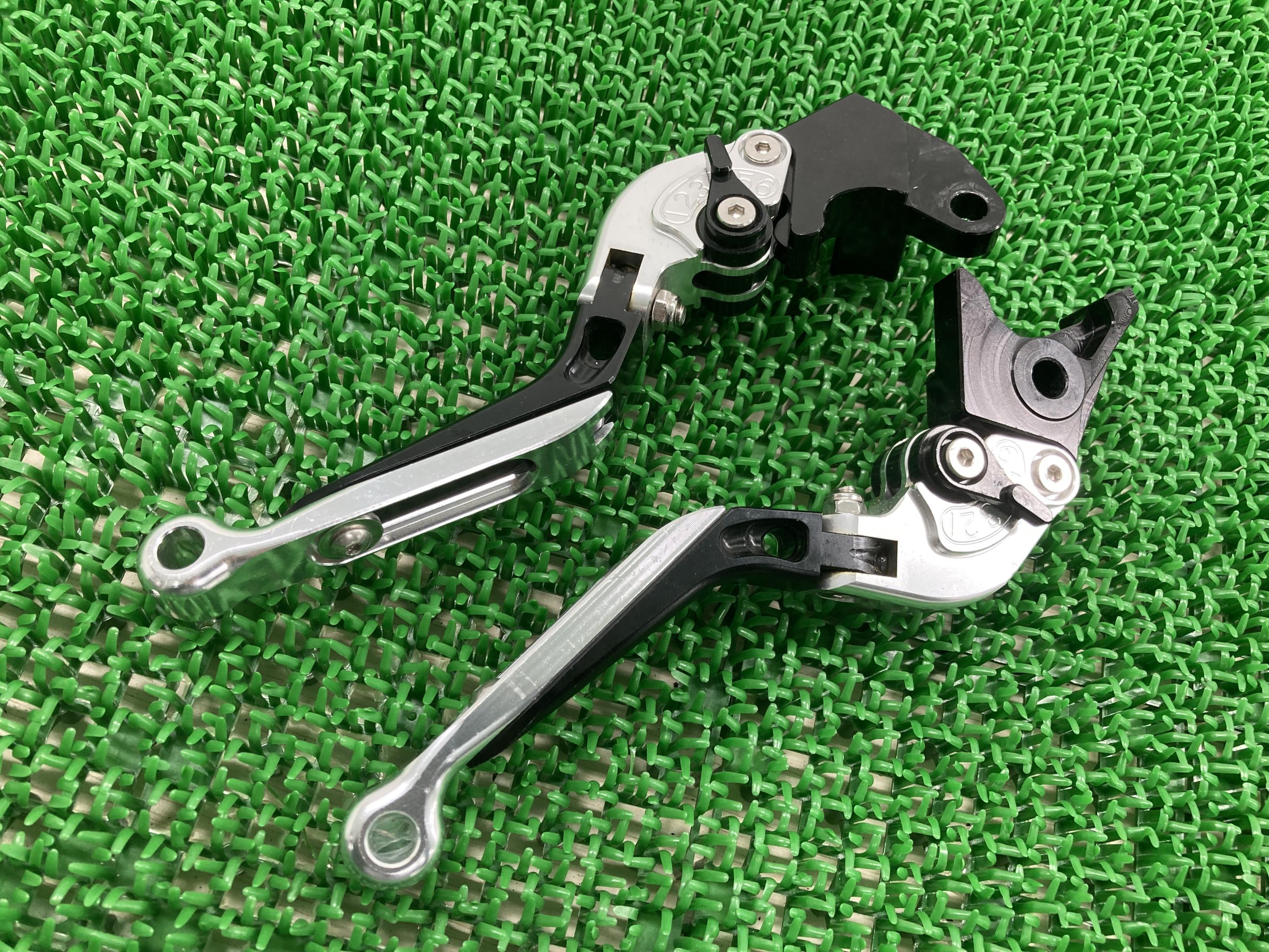 GSX250Rレバー左右社外バイク部品DN11Aブレーキレバークラッチレバーアルミビレットレバー可倒式コンデ..