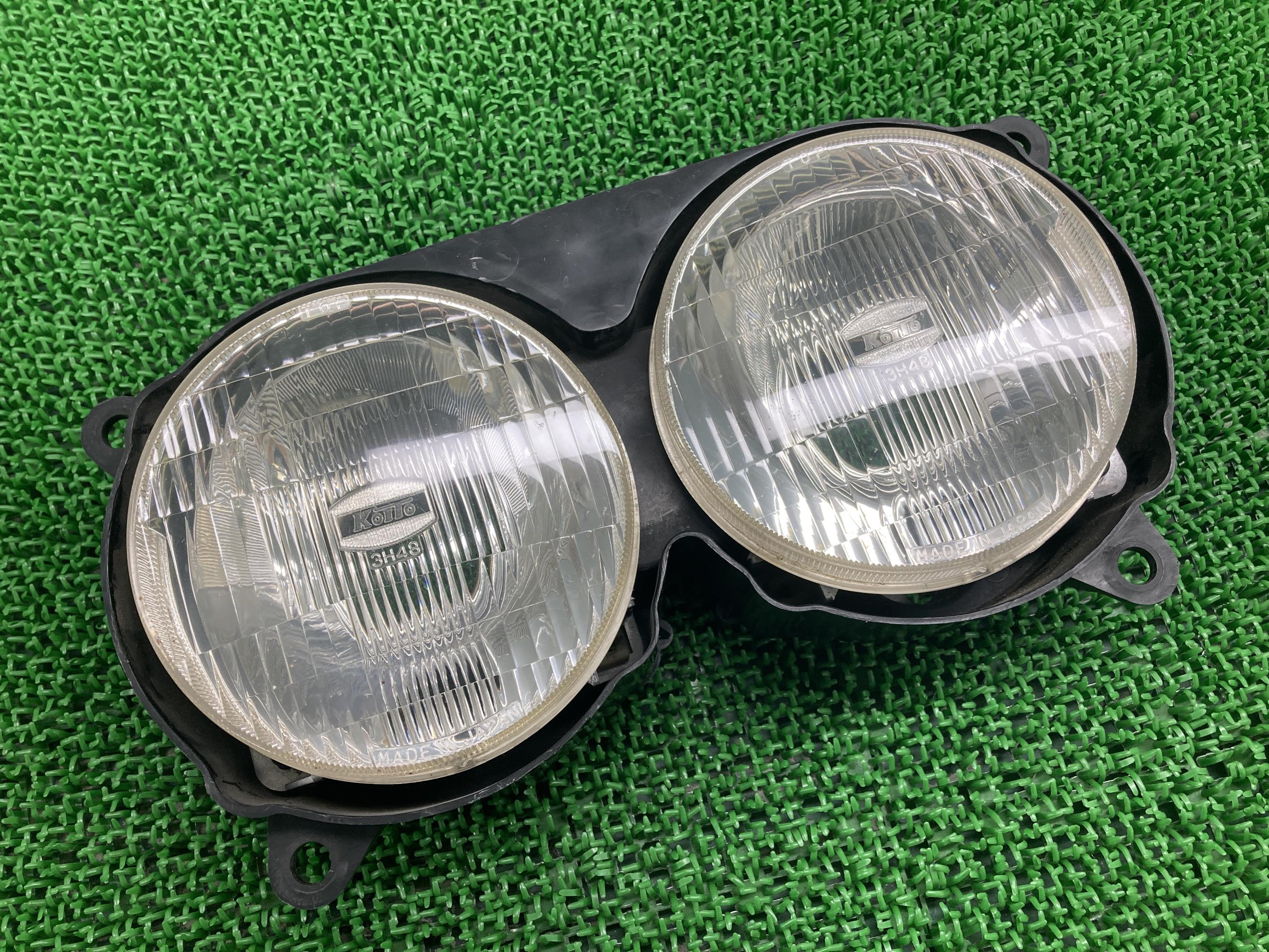 FZ400R ヘッドライト 46X-128*** ヤマハ 純正 バイク 部品 1986年式外し 46X 3H48 110-31397 割れ欠け無し 品薄 車検 ...