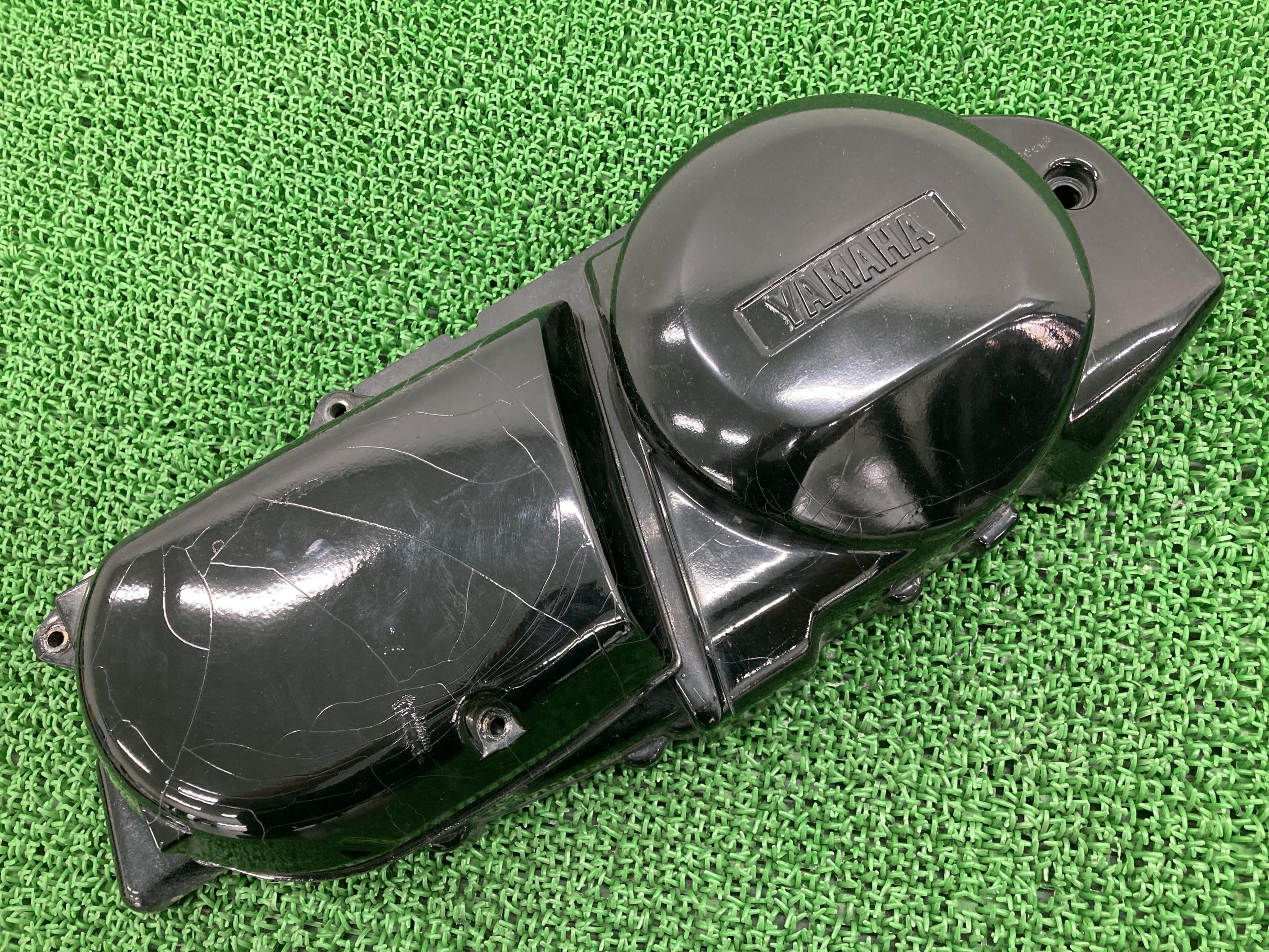 マジェスティ エンジンカバー ヤマハ 純正 バイク 部品 SG03J プーリーカバー ペイント素材に 割れ欠け..