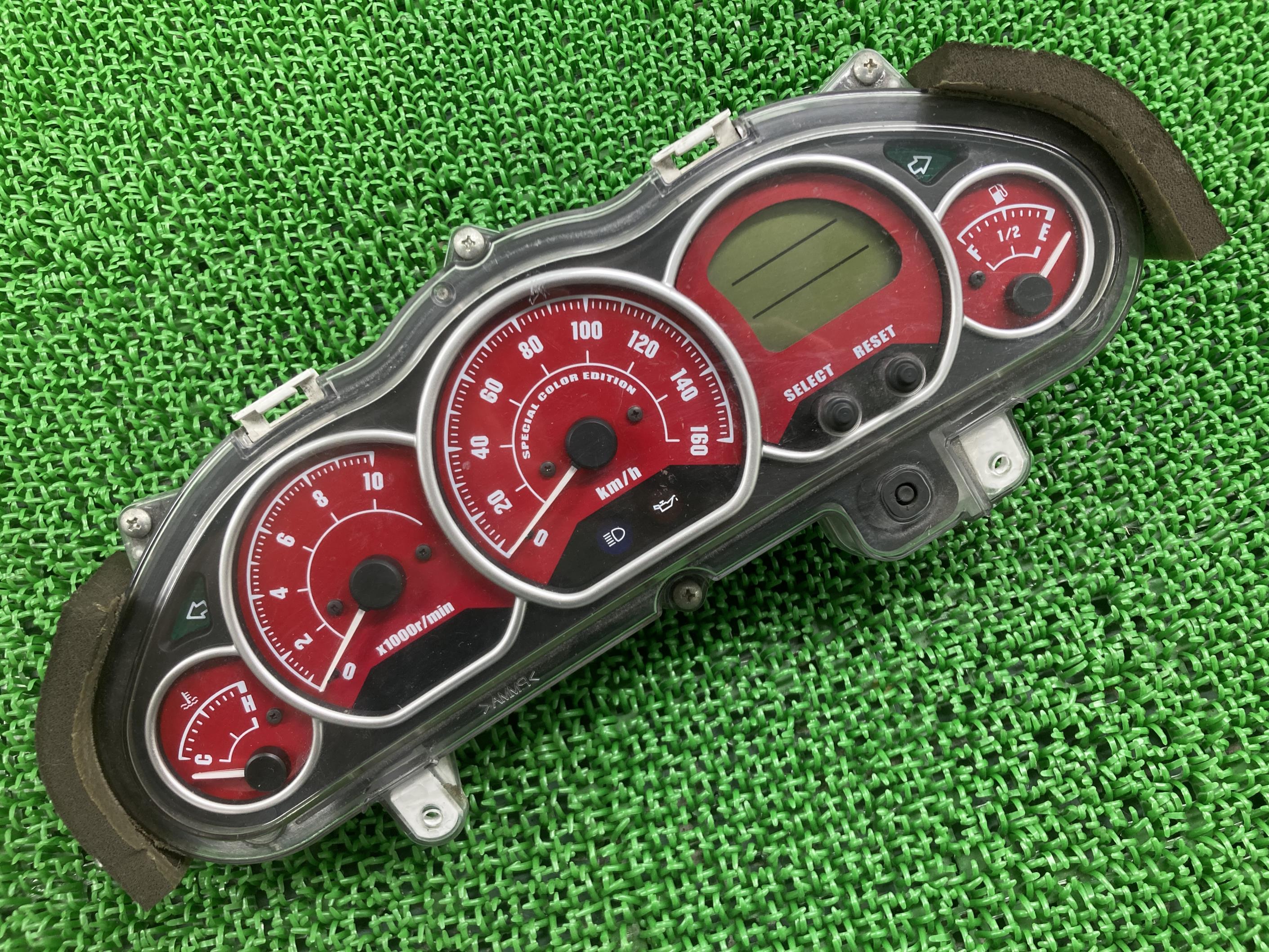 マジェスティメーター赤ヤマハ純正バイク部品SG03J250Cリミテッドエディションスペシャルカラー5連メーター限定色車検Genuine【中古】 1