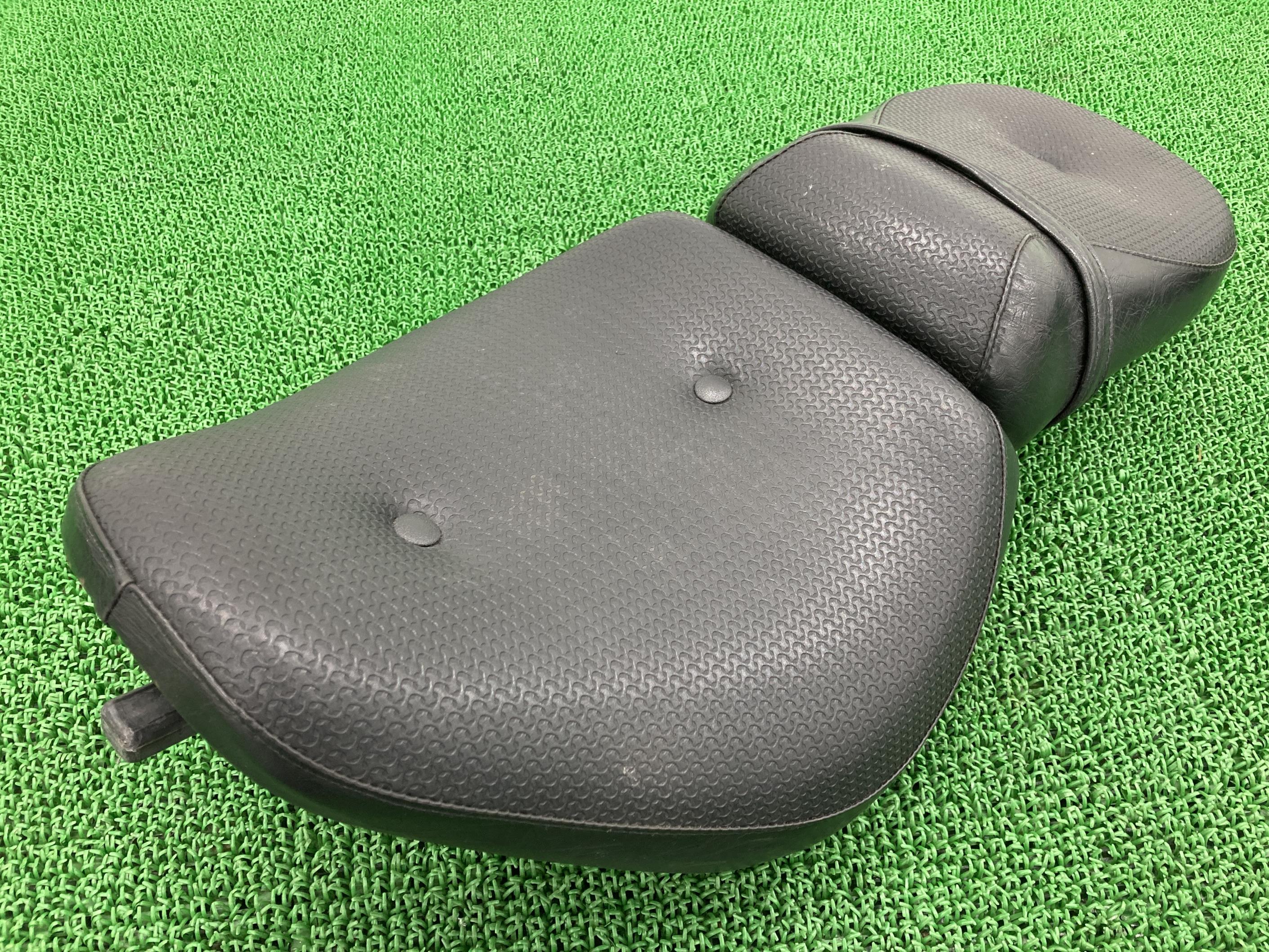 バルバルカン400クラシック シート カワサキ 純正 バイク 部品 VN400A シートバンド 破れ無し 品薄 希少品 車検 Genuine 【中古】
