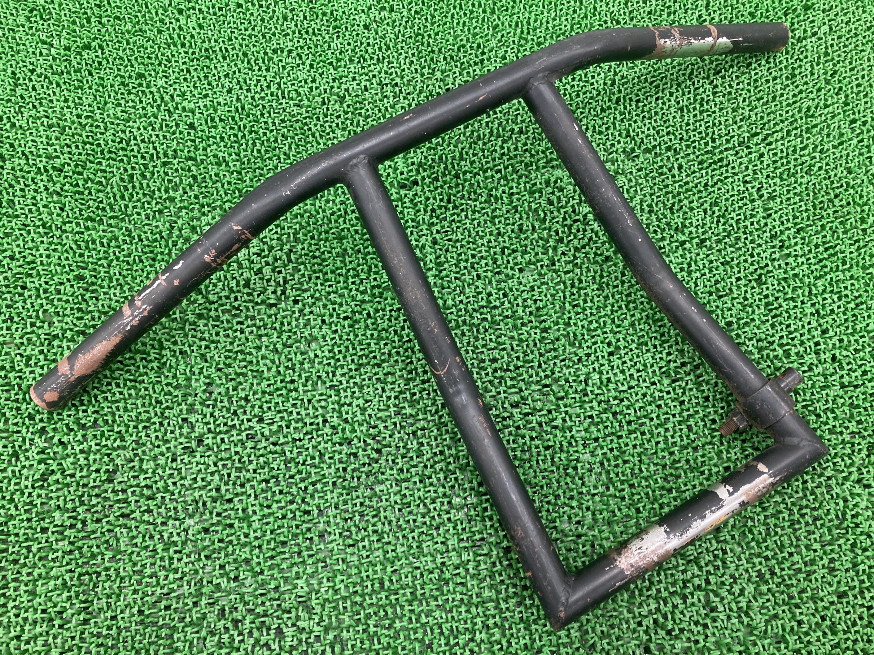 ドラッグスター400ハンドル黒社外バイク部品1インチTバーロボハンロング幅710mm前倒し【中古】 41