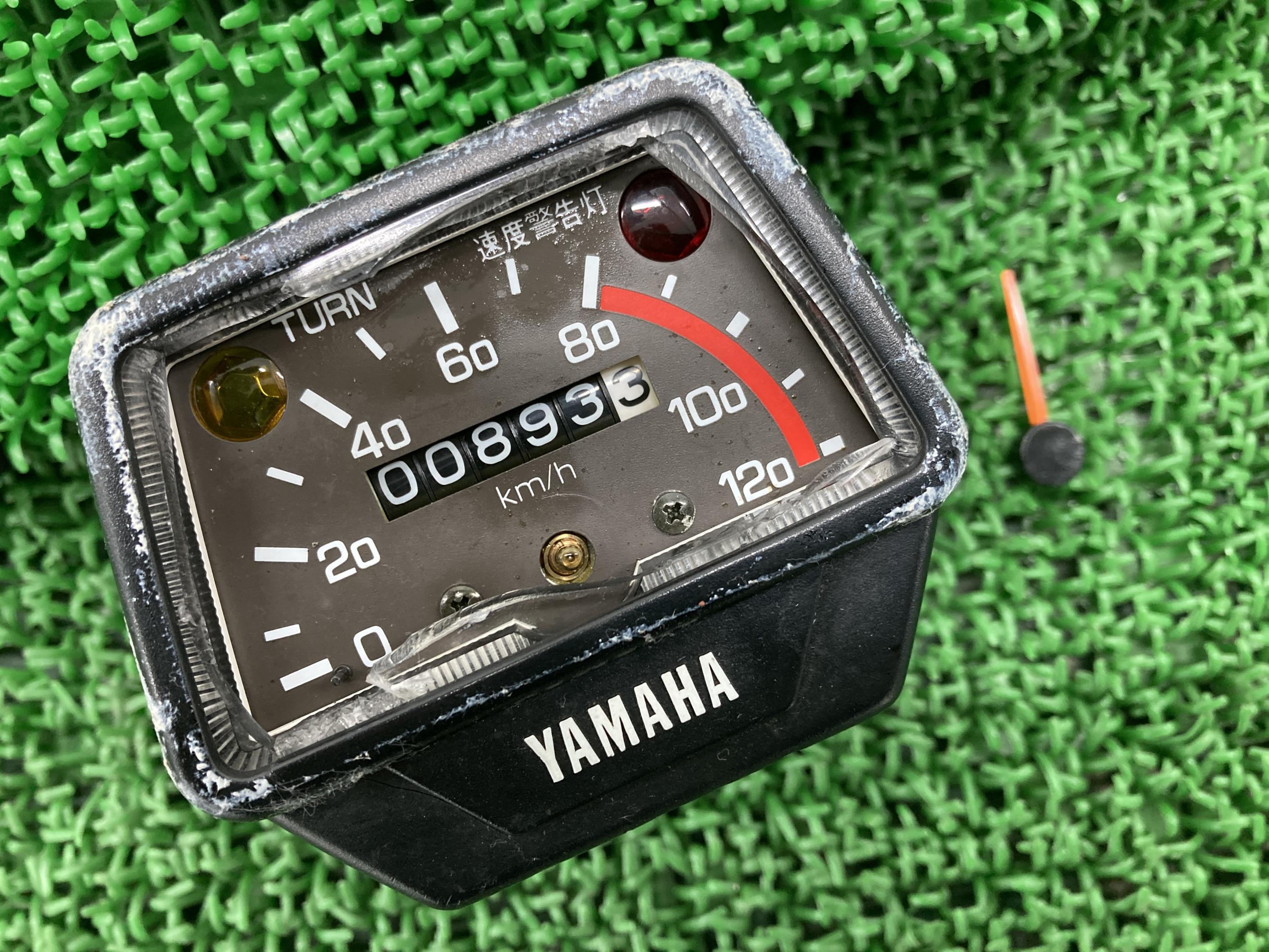 TY250スコティッシュメーターヤマハ純正バイク部品当時物トライアル修復素材やカスタム素材に品薄希少品車検Genuine【中古】 92
