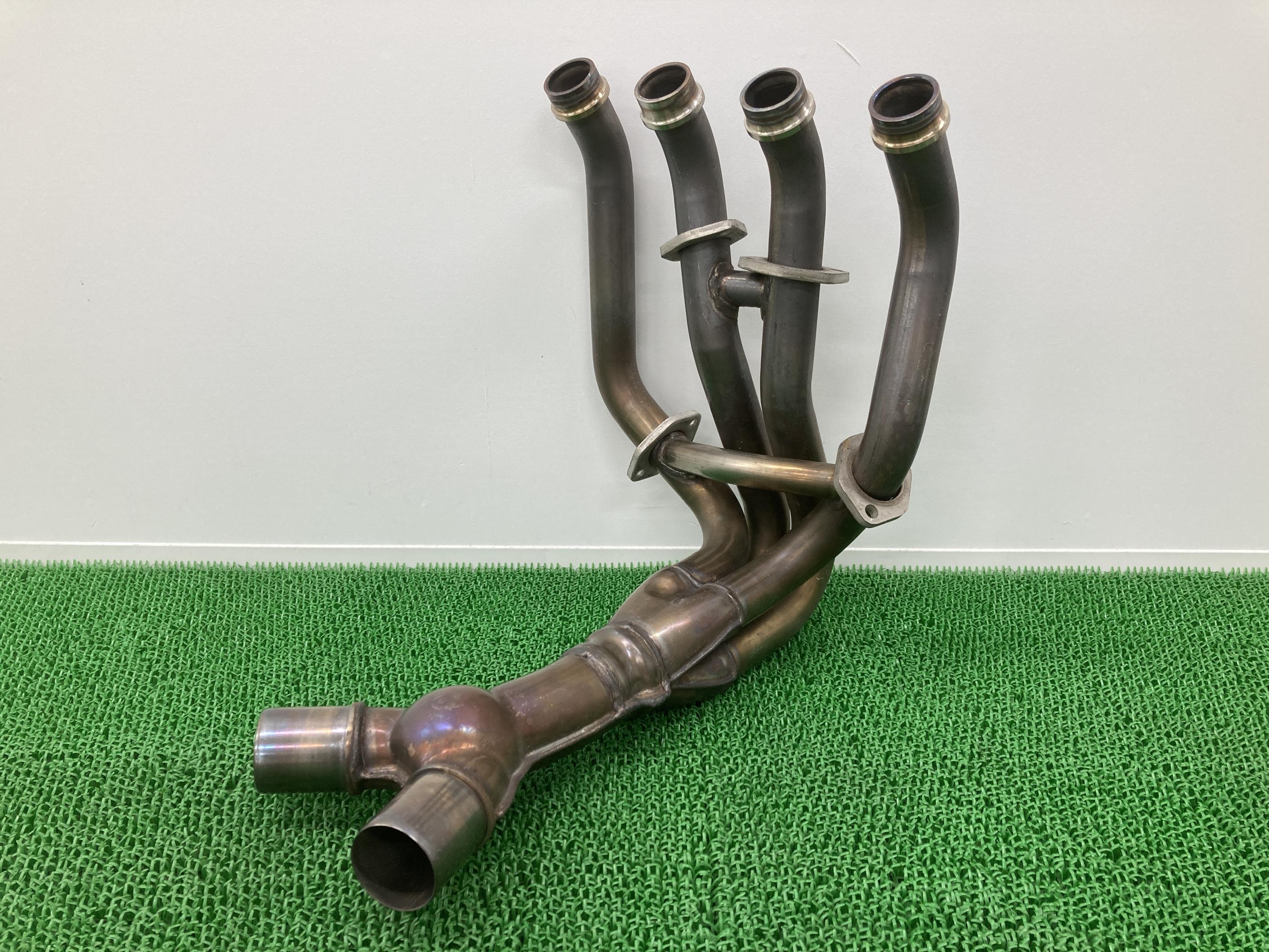 ZZ-R1400 エキパイマフラー カワサキ 純正 バイク 部品 ZX1400A ZXT40A コケキズ無し 品薄 希少品 車検 Genuine 【中古】 42