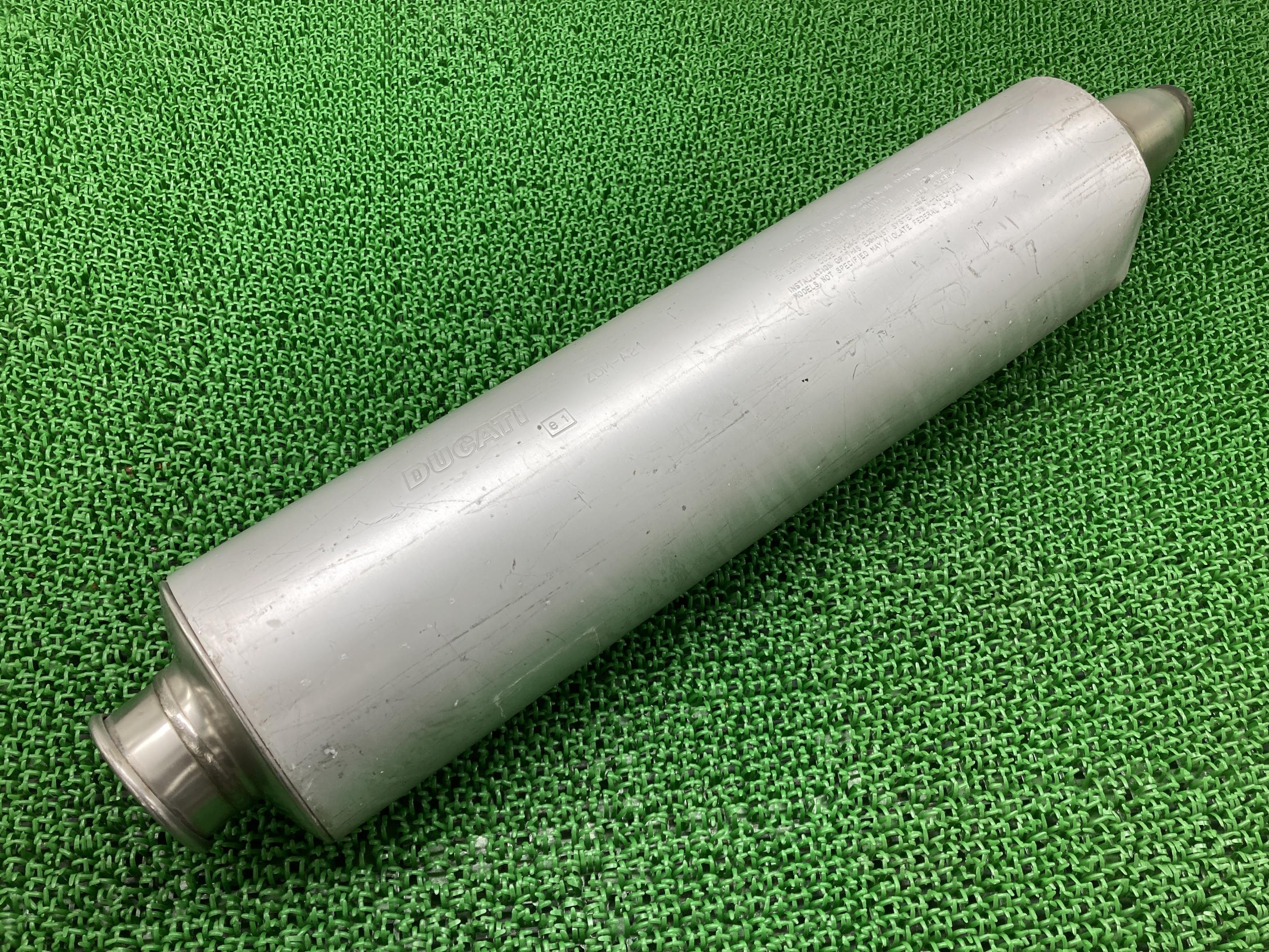 MS4 サイレンサーマフラー 右 ドゥカティ 純正 バイク 部品 モンスターS4 コケキズ無し 品薄 希少品 車検 Genuine 【中古】 70