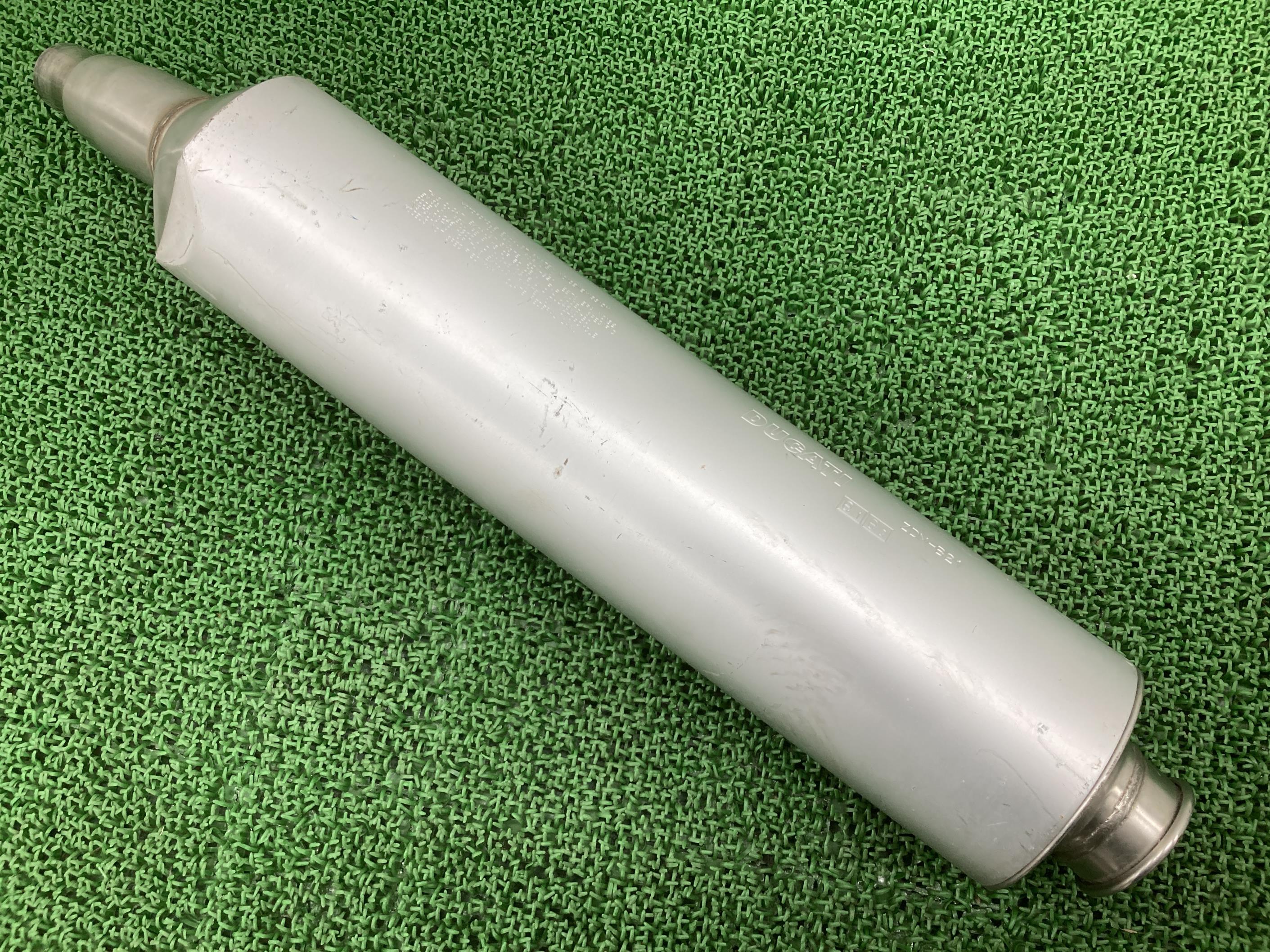 MS4 サイレンサーマフラー 左 ドゥカティ 純正 バイク 部品 モンスター750 900 S4 コケキズ無し 車検 Genuine 【中古】 28