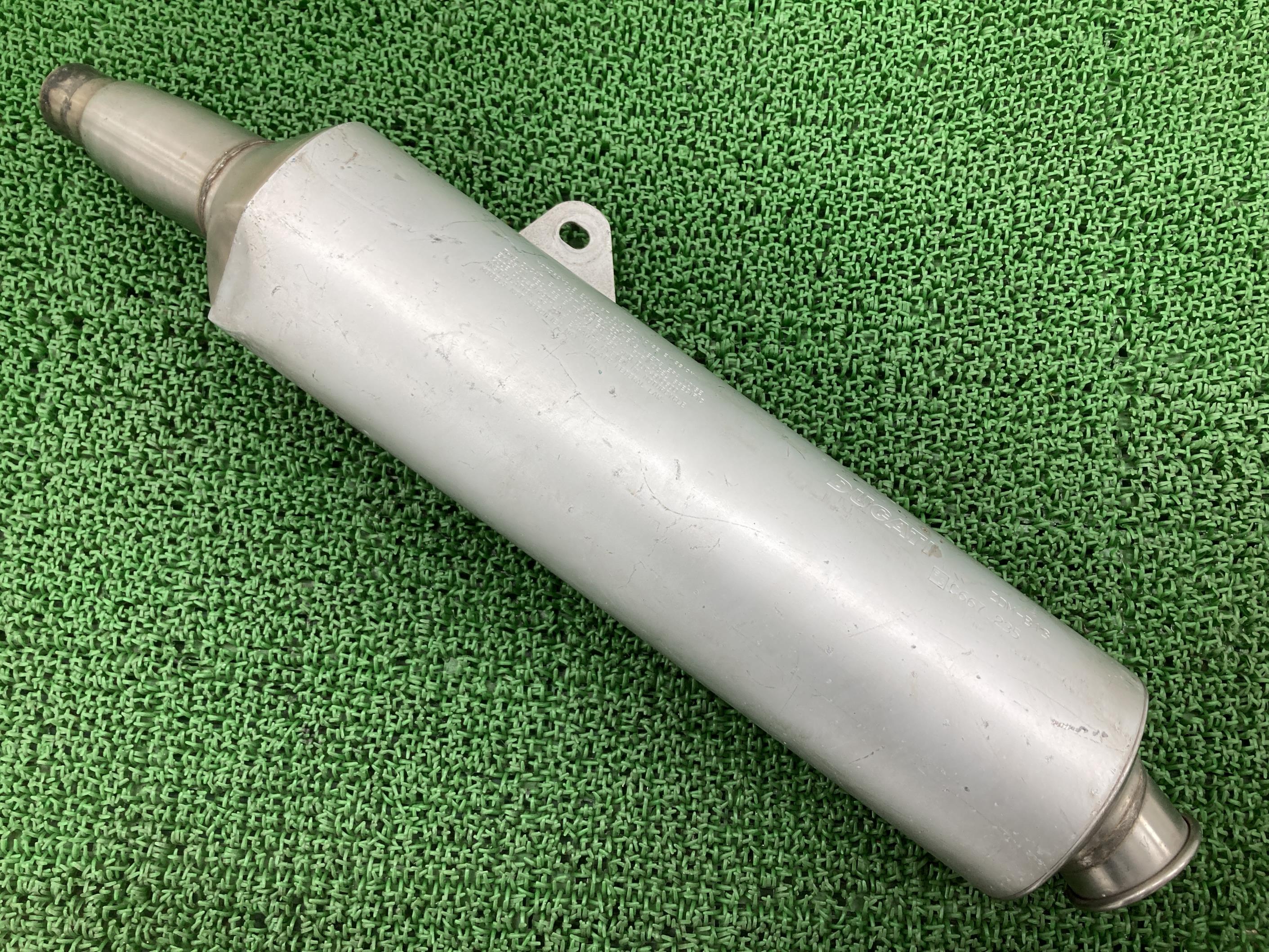 M400 サイレンサーマフラー 左 ドゥカティ 純正 バイク 部品 モンスター M600 M750 カスタム素材に 車検 Genuine 【中古】 80