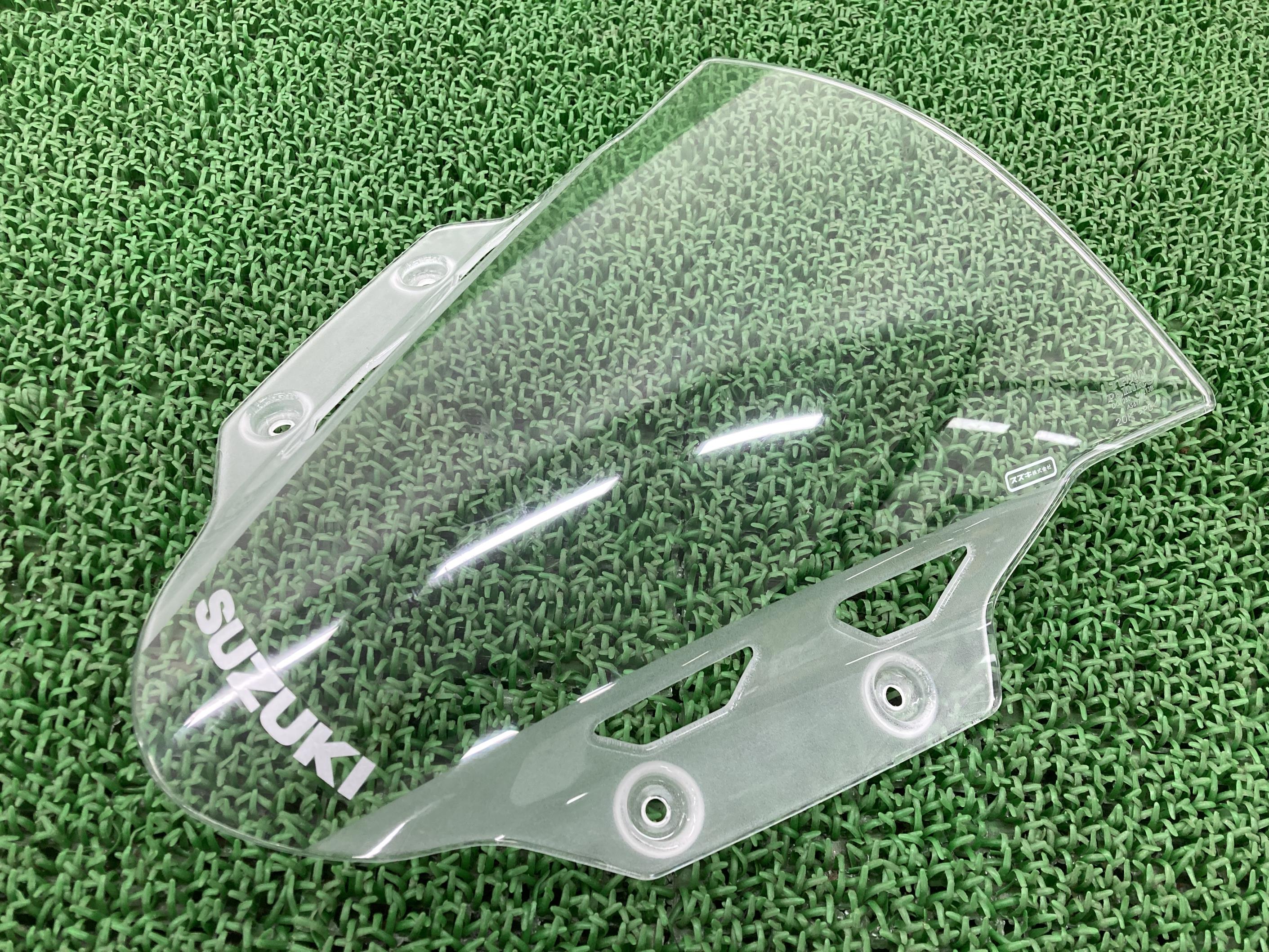 GSX250R スクリーン スズキ 純正 バイク 部品 DN11A ノーマルクリア ウインドシールド 割れ欠け無し 品薄 車検 Genuine 【中古】 55