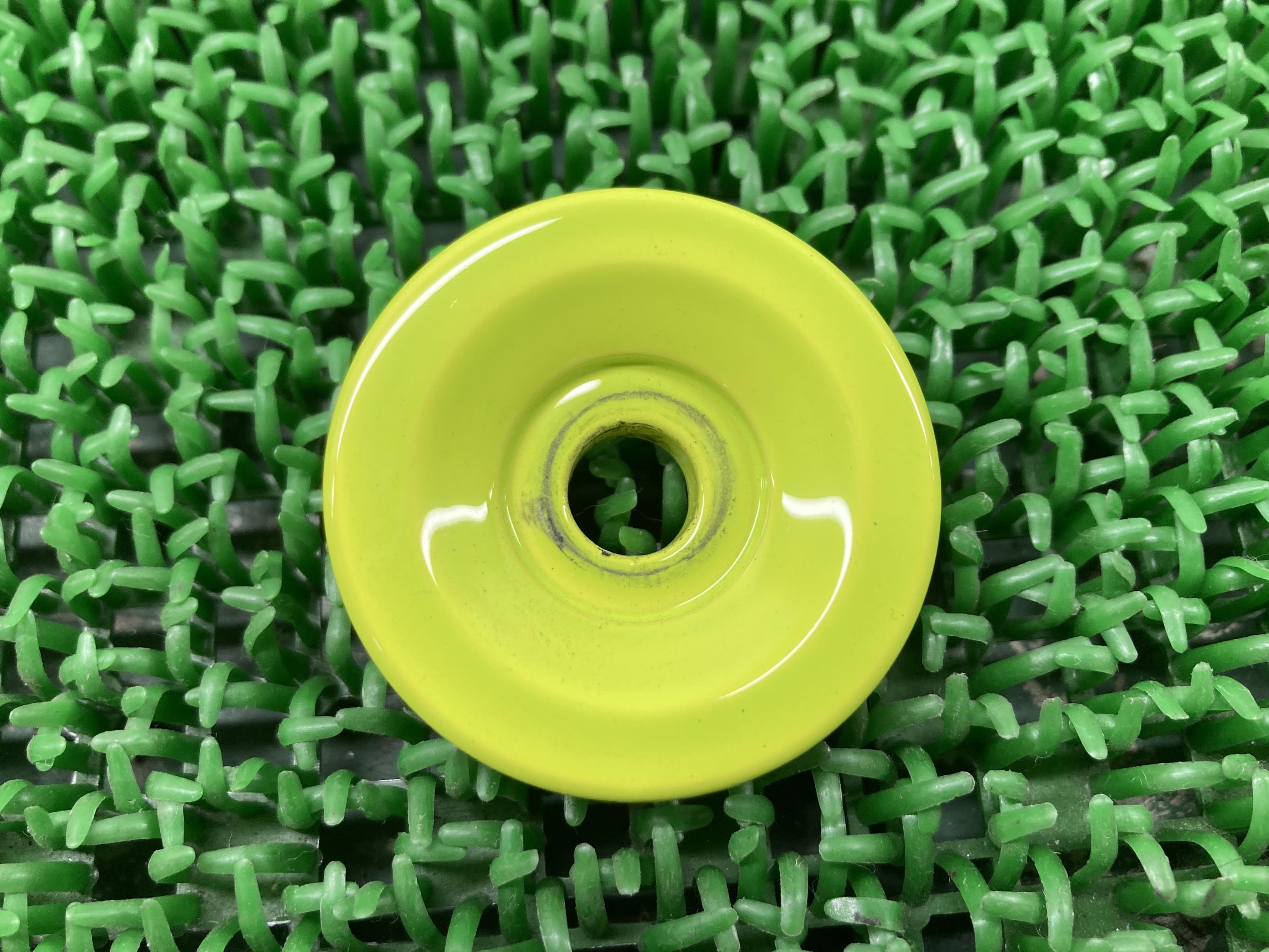 グロムボルトガーニッシュ黄ホンダ純正バイク部品JC92サイドカウルカバー割れ欠け無しコンディション良好GROM車検Genuine【中古】 74