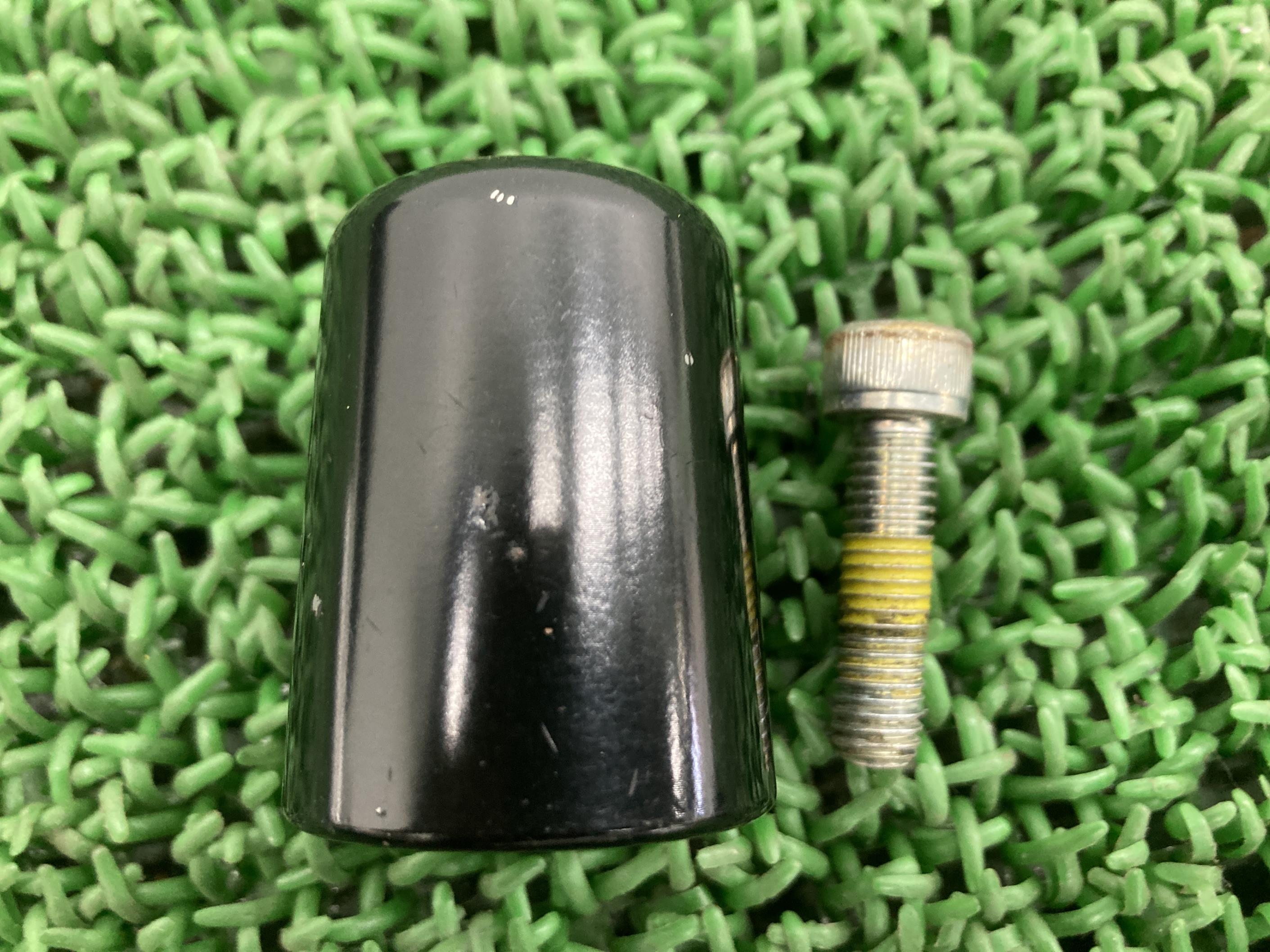 ZX-14Rハンドルバーエンド片側カワサキ純正バイク部品ZXT40Eグリップエンドハンドルウェイト曲がり無し車検Genuine【中古】 1