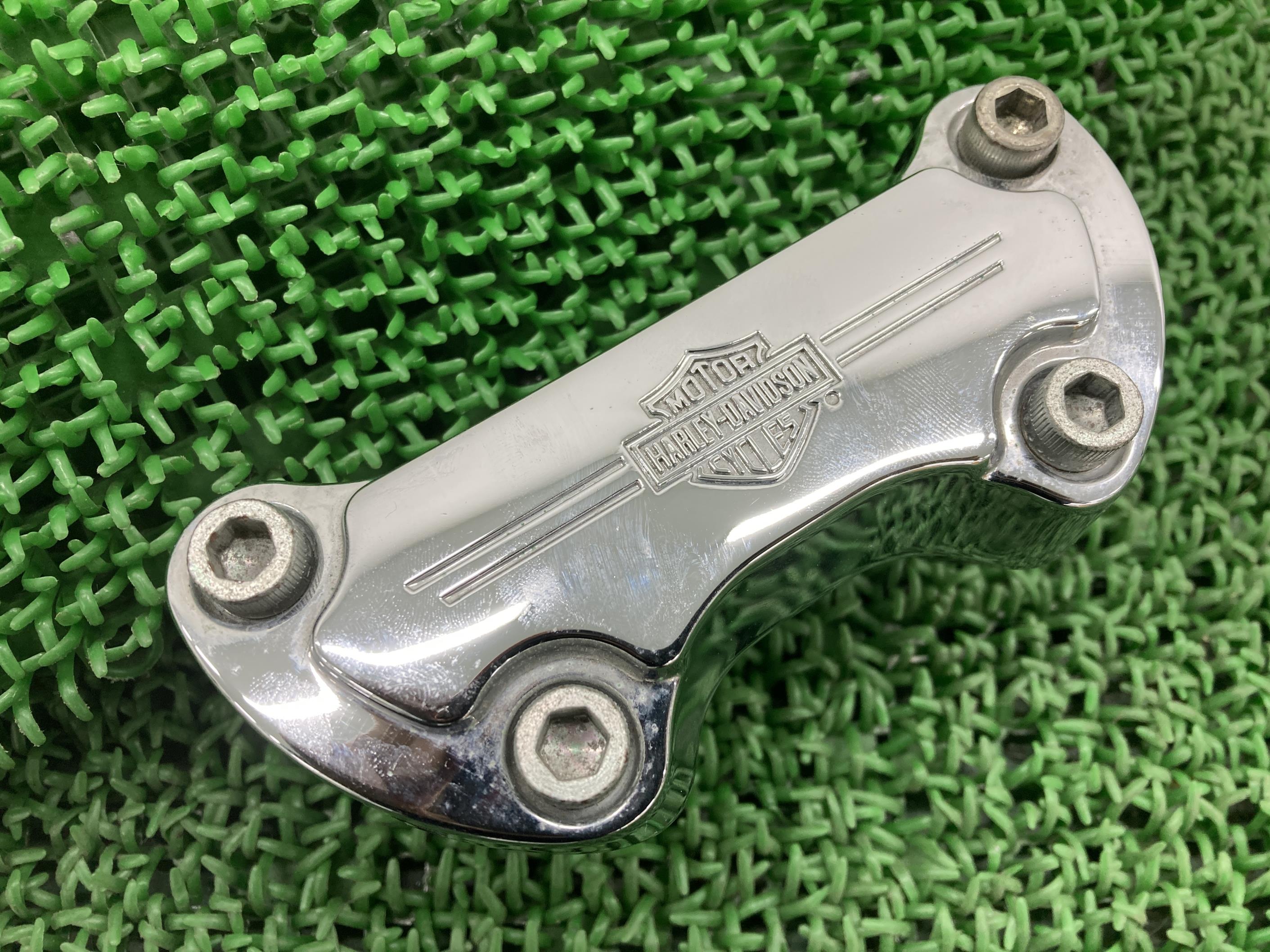 FLSTF1340 ハンドルポスト ハーレー 純正 バイク 部品 ソフテイル ファットボーイ FLSTC 1インチハンドル用 車検 Genuine 【中古】 7