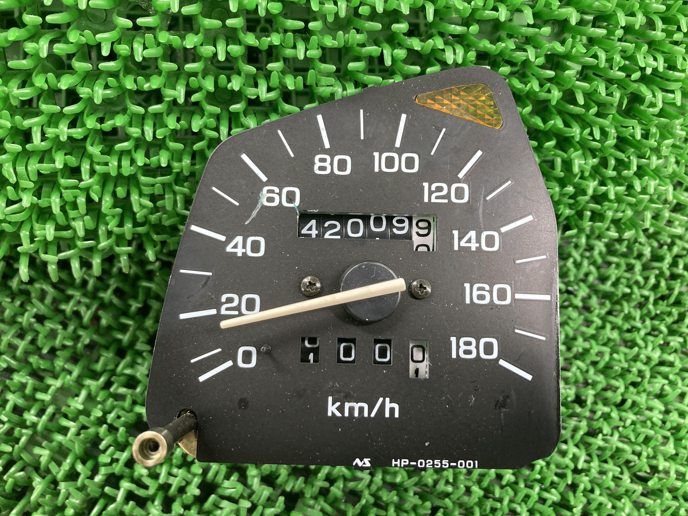 ゼルビス スピードメーター ホンダ 純正 バイク 部品 MC25 ZELVIS 割れ欠け無し 品薄 希少品 車検 Genuine 【中古】 88