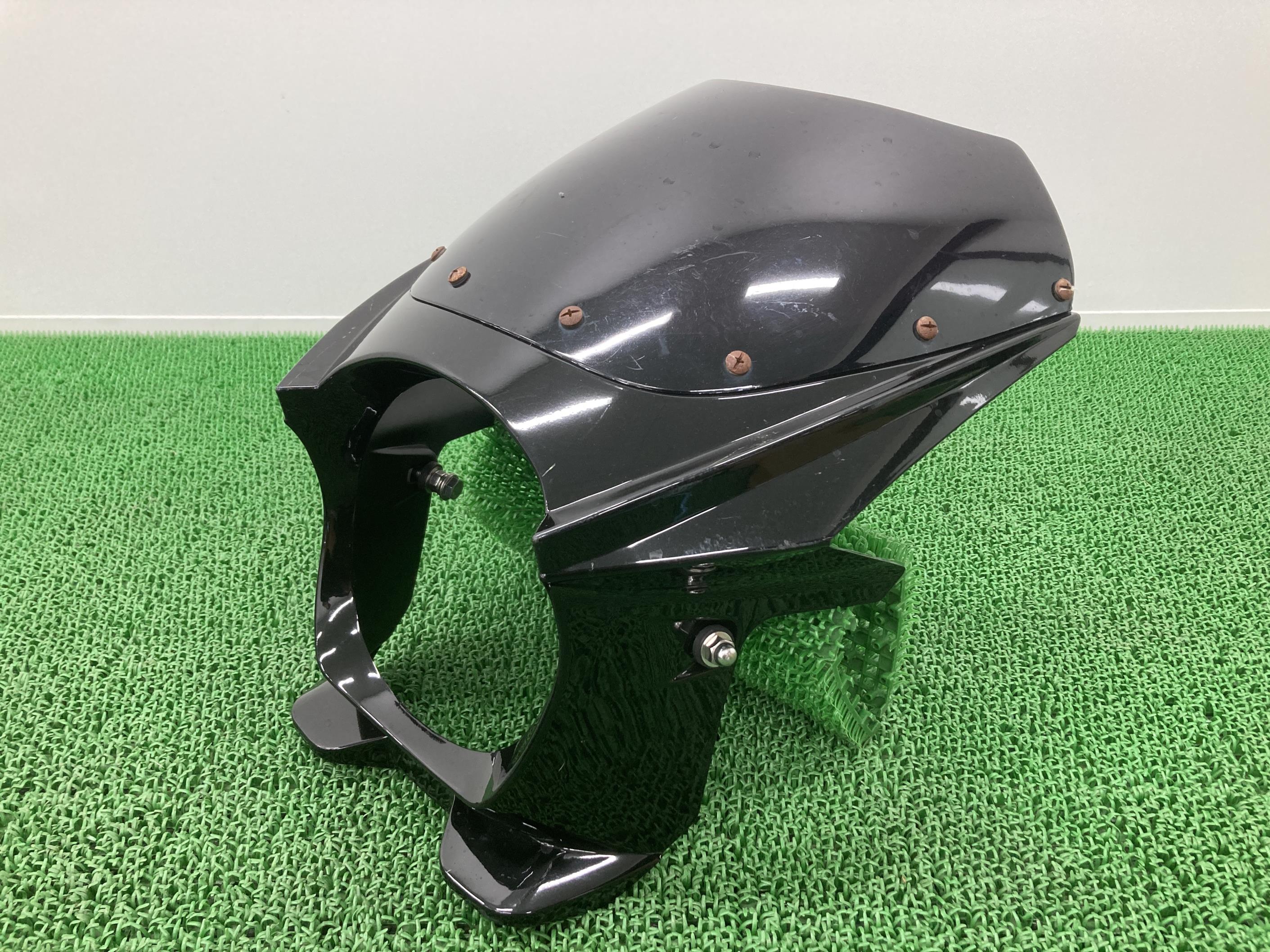 CrossDock製CB400SFビキニカウル黒社外バイク部品NC31NC39NC42ライトカウル割れ欠け無し【中古】