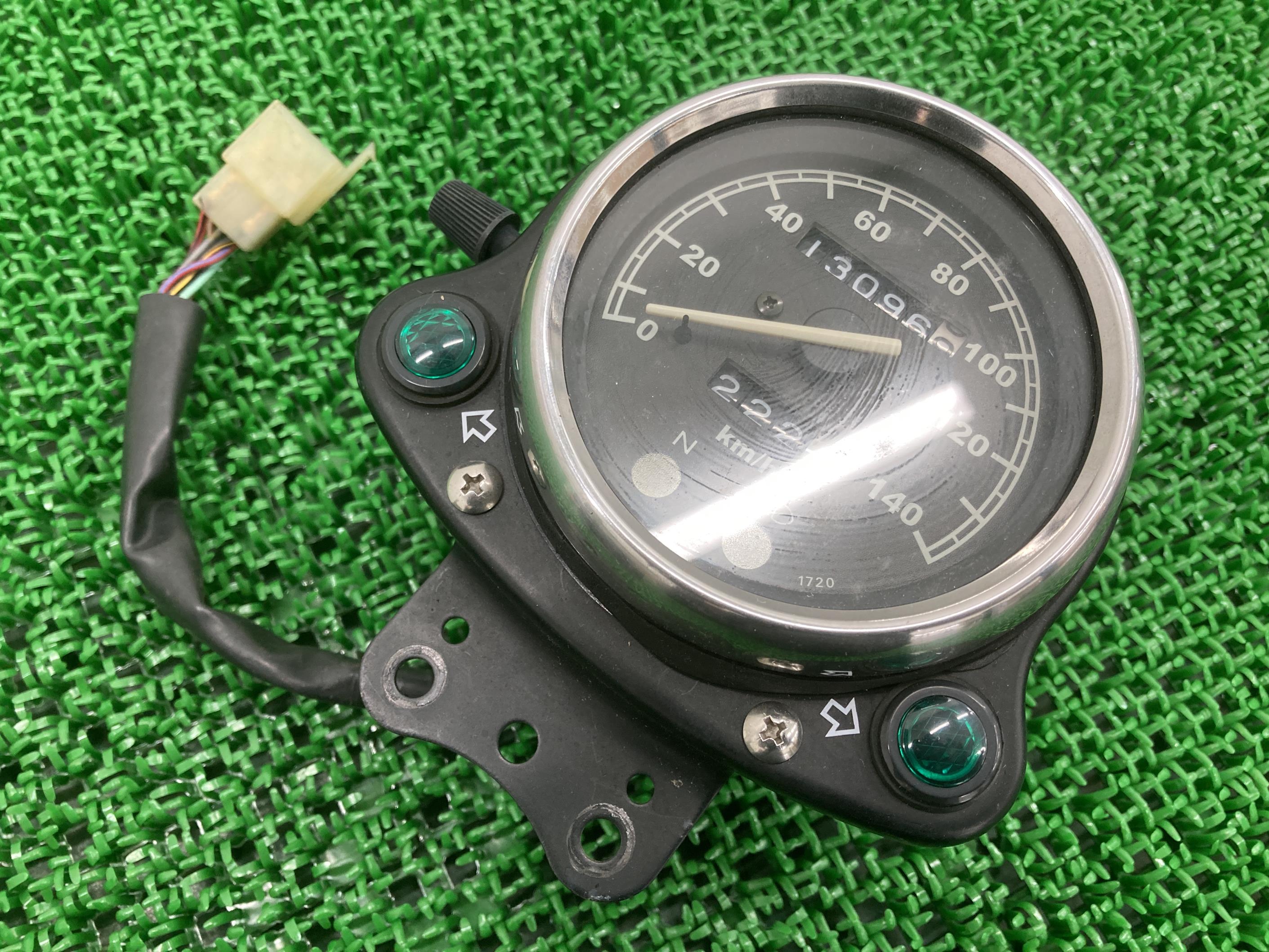 250TR スピードメーター カワサキ 純正 バイク 部品 BJ250F 割れ欠け無し 希少品 品薄 車検 Genuine 【中古】 39