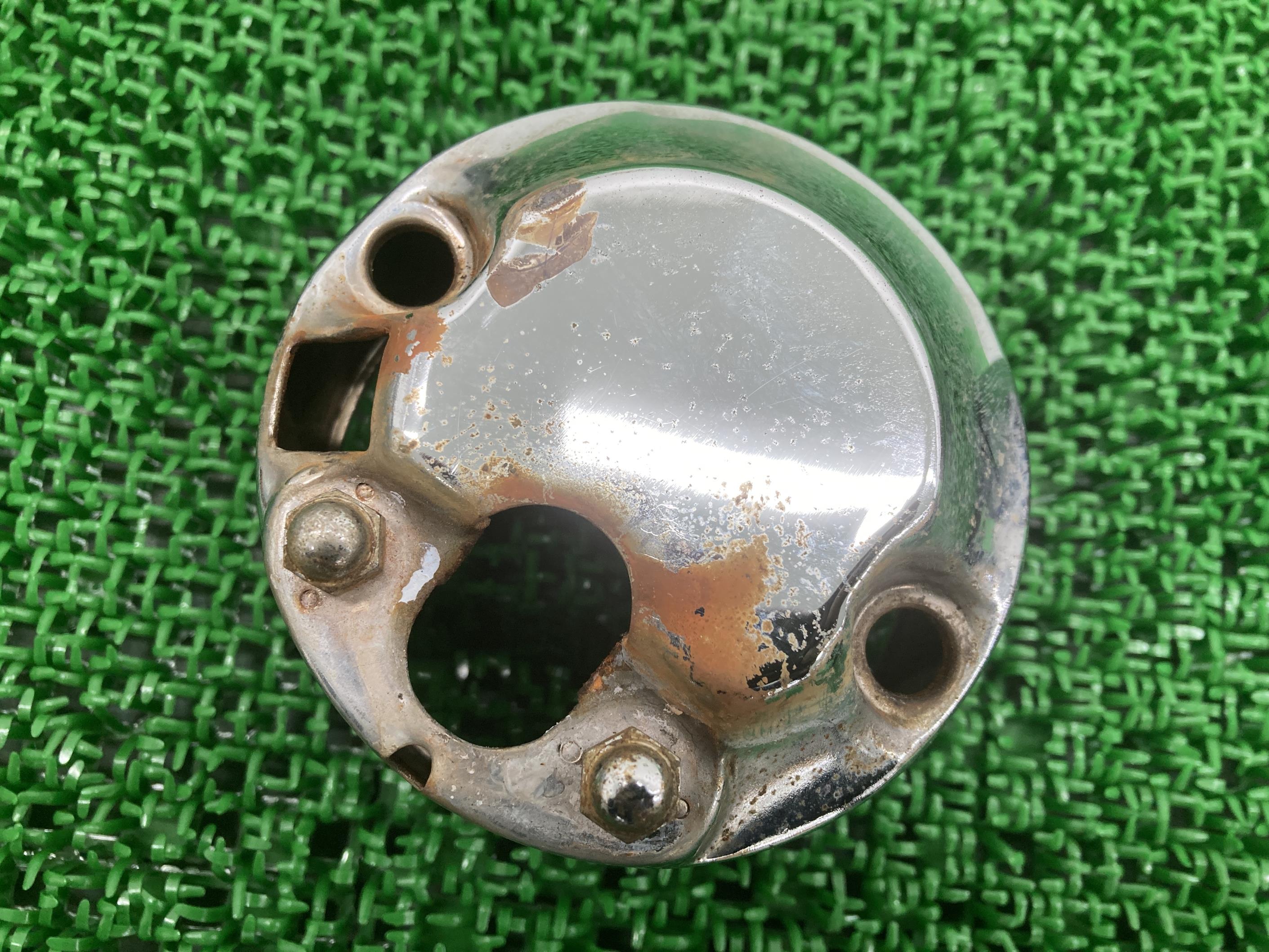 SR400スピードメーターケースヤマハ純正バイク部品1JRメーターカバーコケキズ無し品薄希少品車検Genuine【中古】 34