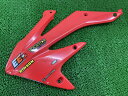 CYCRA製CRF450Rシュラウド左赤純正バイク部品PE05サイドカバー割れ欠け無し品薄希少品車検Genuine【中古】