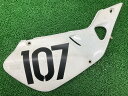 CR125RCR250Rサイドカウル右白ホンダ純正バイク部品JE01ME03サイドカバーモトクロス専用車コケキズ無し品薄車検Genuine【中古】