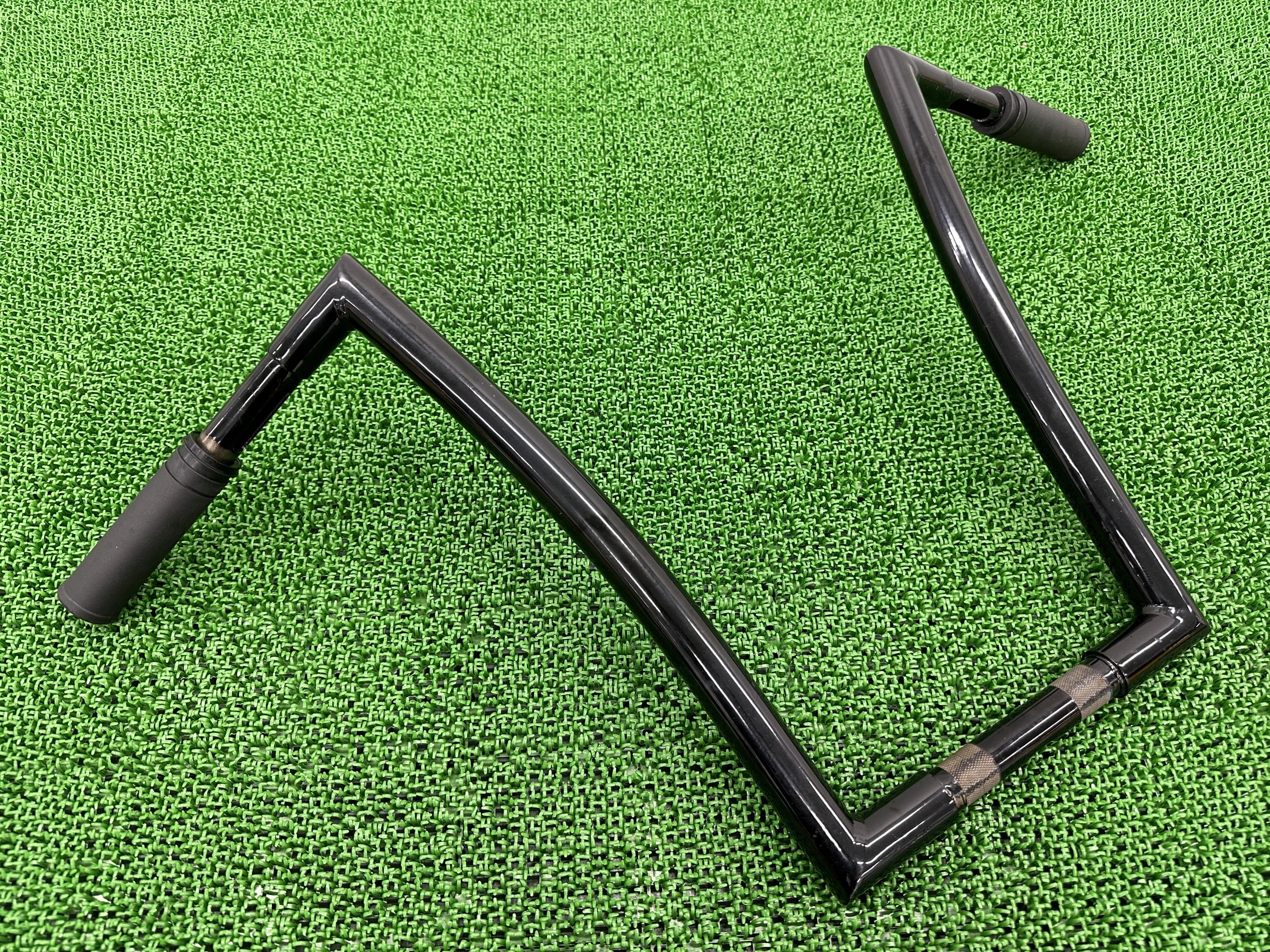 DNA製ハーレーハンドル黒社外バイク部品18インチモンスターエイプハンガーバーダイナスポーツスターソフテイル曲がり無し【中古】 71