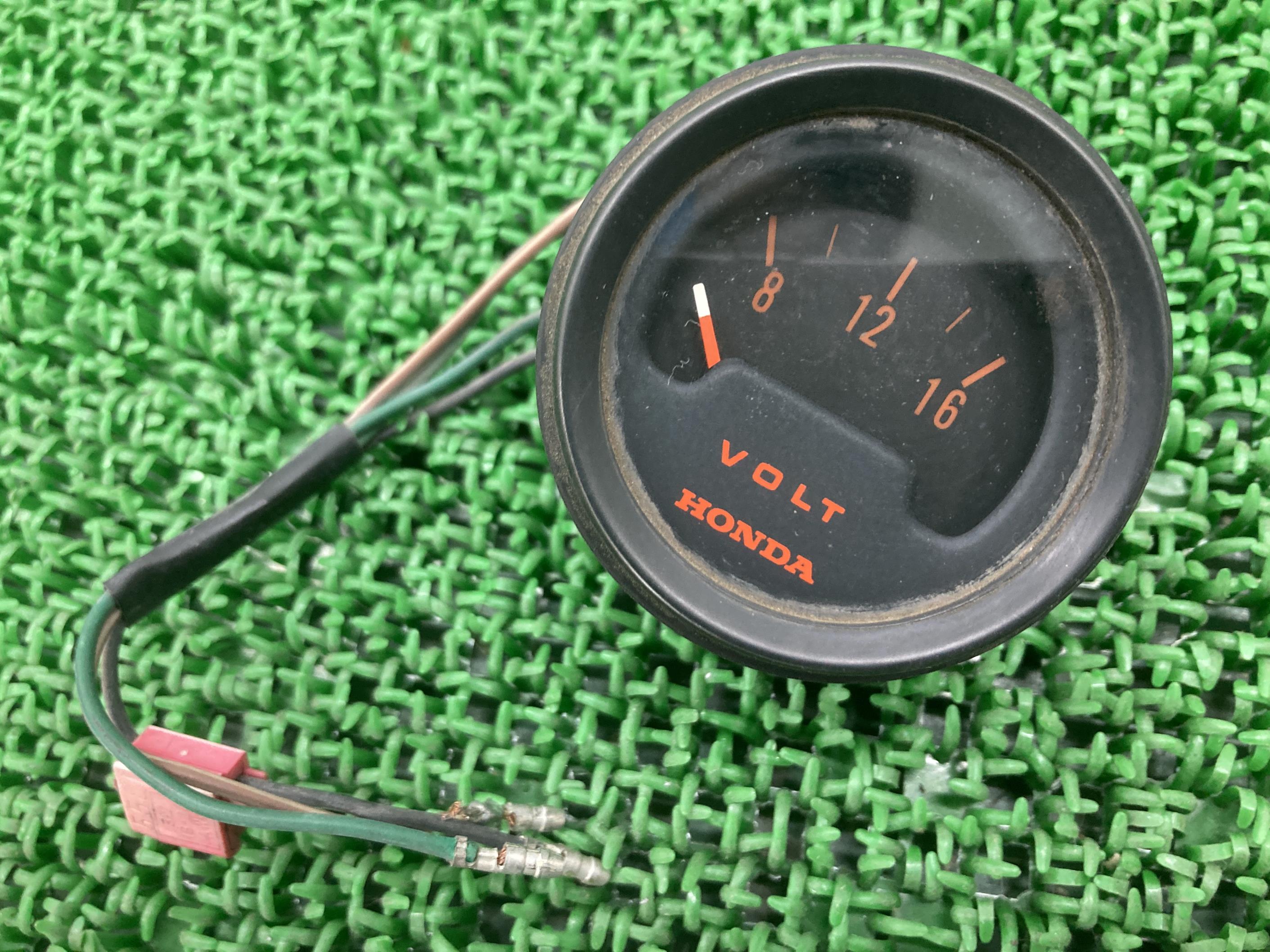 CB750Fインテグラ電圧系ホンダ純正バイク部品RC04VORTメーター激レア当時物割れ欠け無し品薄車検Genuine【中古】 42